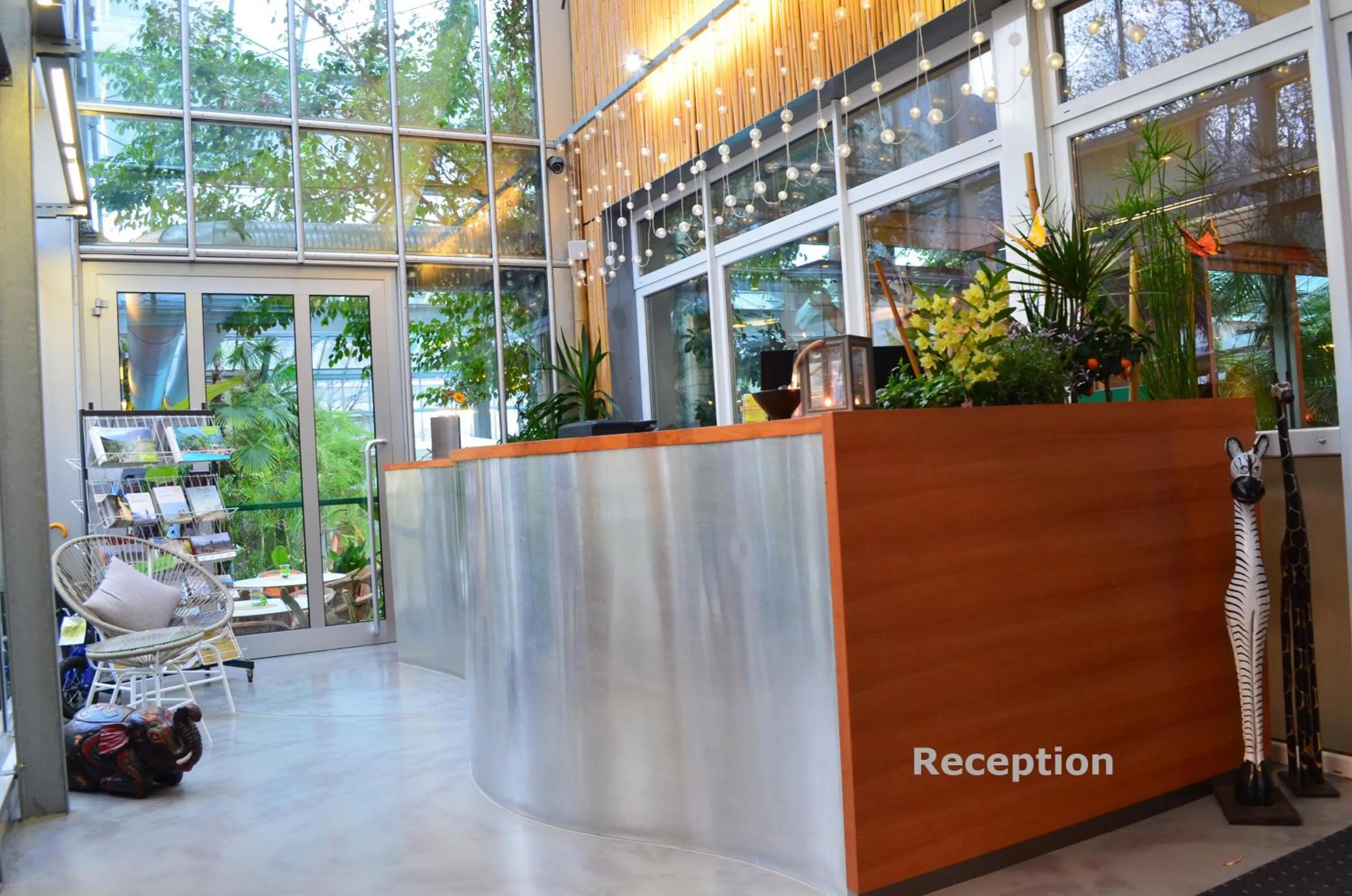 Lobby or reception in Hotel Bamboo