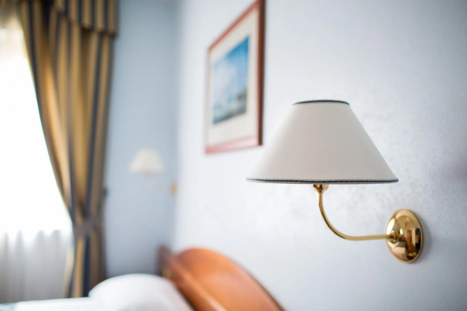 Decorative detail, Bed in Hotel Levante