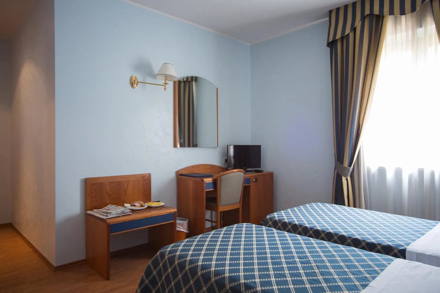 Decorative detail, Bed in Hotel Levante