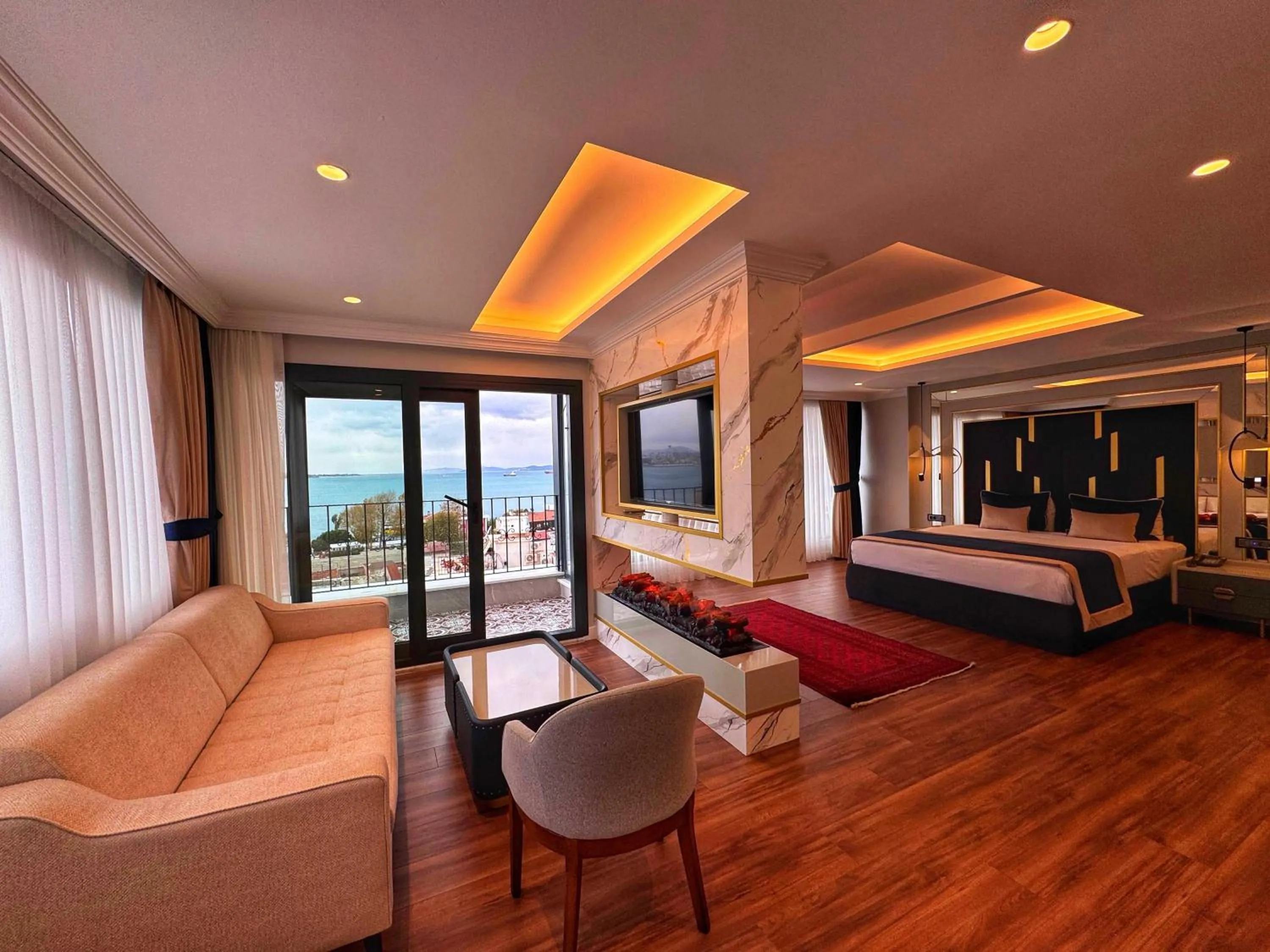 Photo of the whole room, Bed in The Byzantium Suites Hotel & Spa