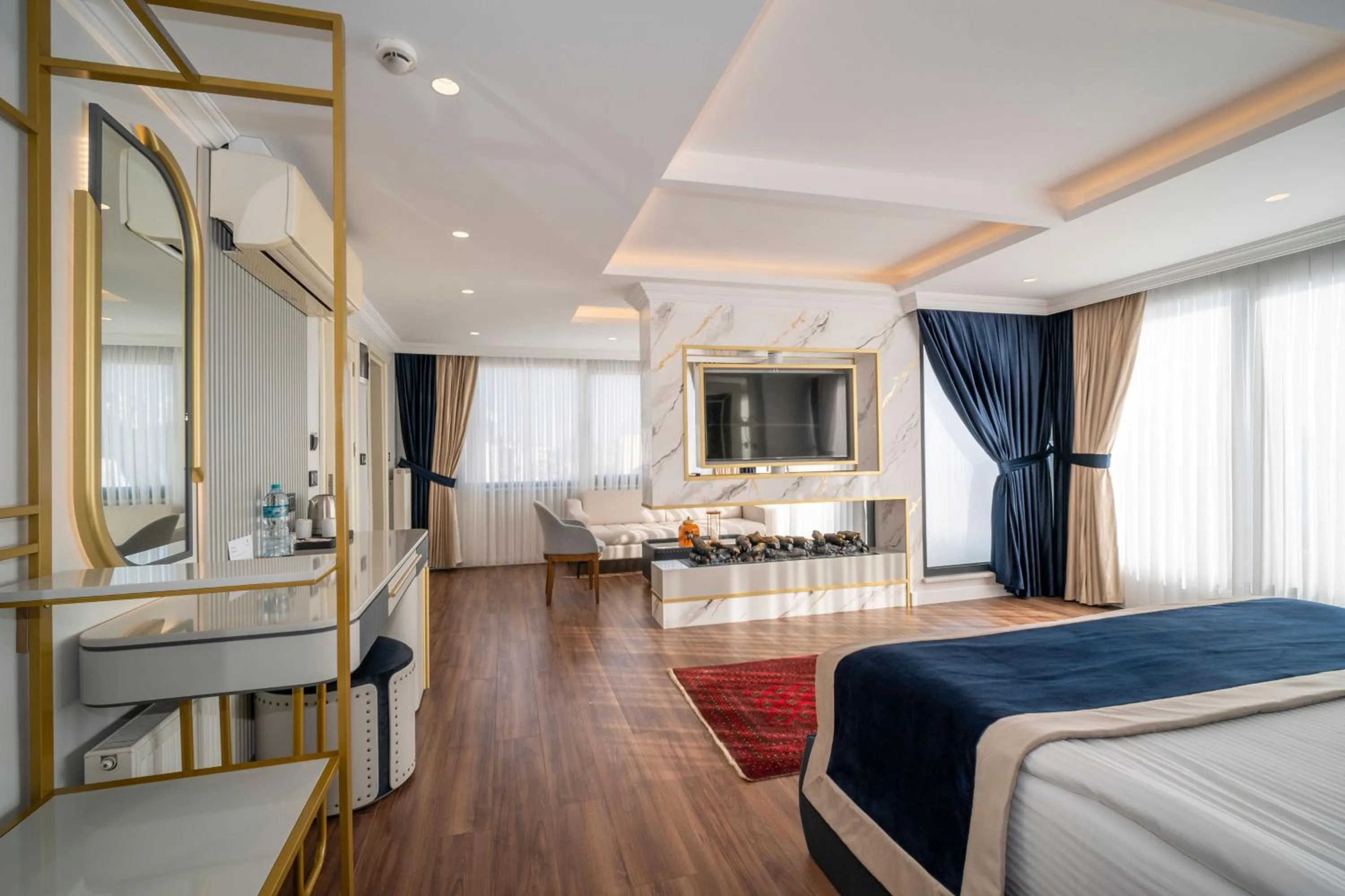 Photo of the whole room, Bed in The Byzantium Suites Hotel & Spa