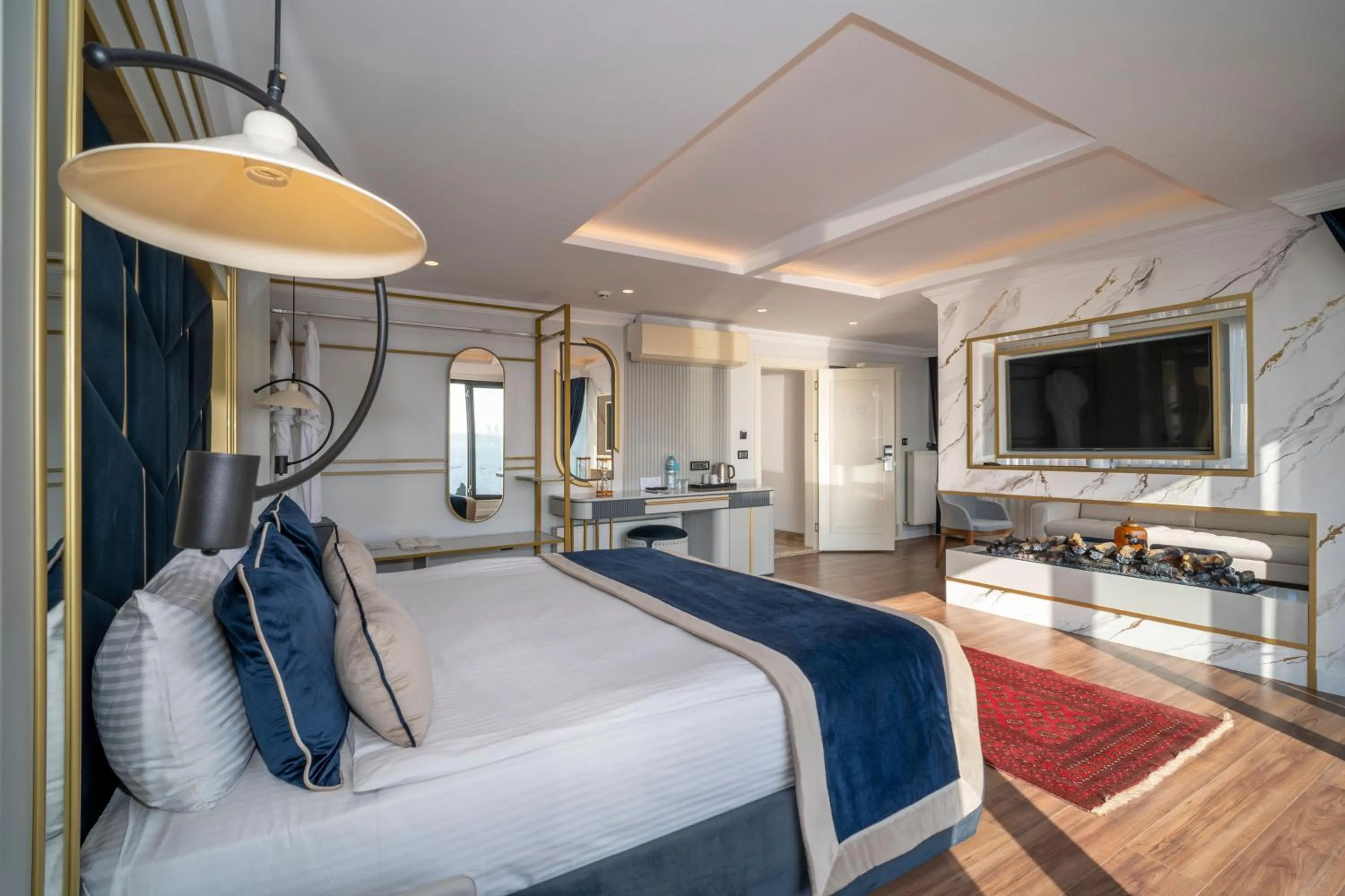 Photo of the whole room, Bed in The Byzantium Suites Hotel & Spa