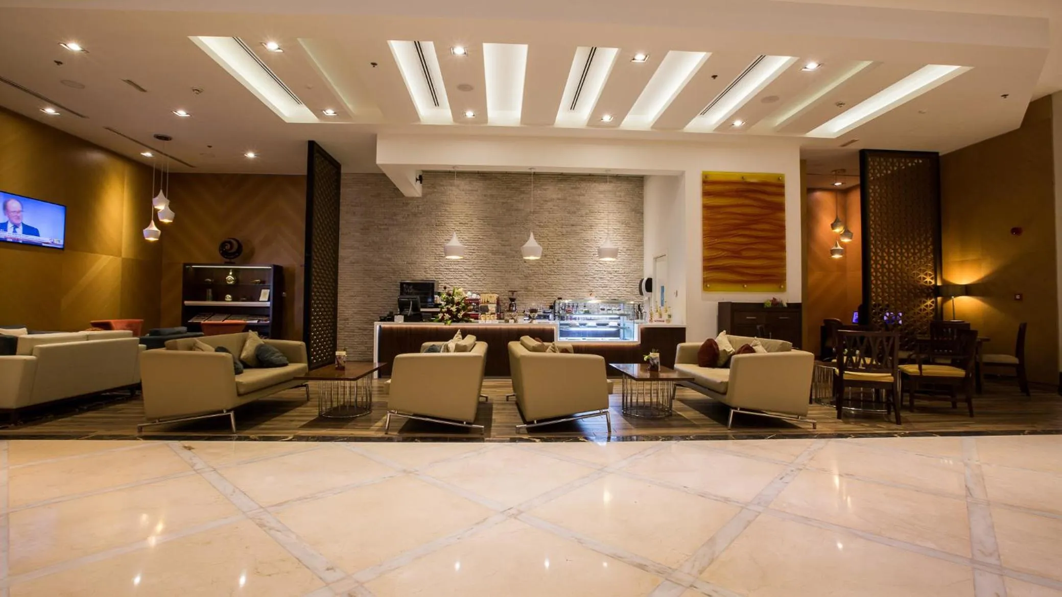 Lounge or bar in La Suite Dubai Hotel & Apartments