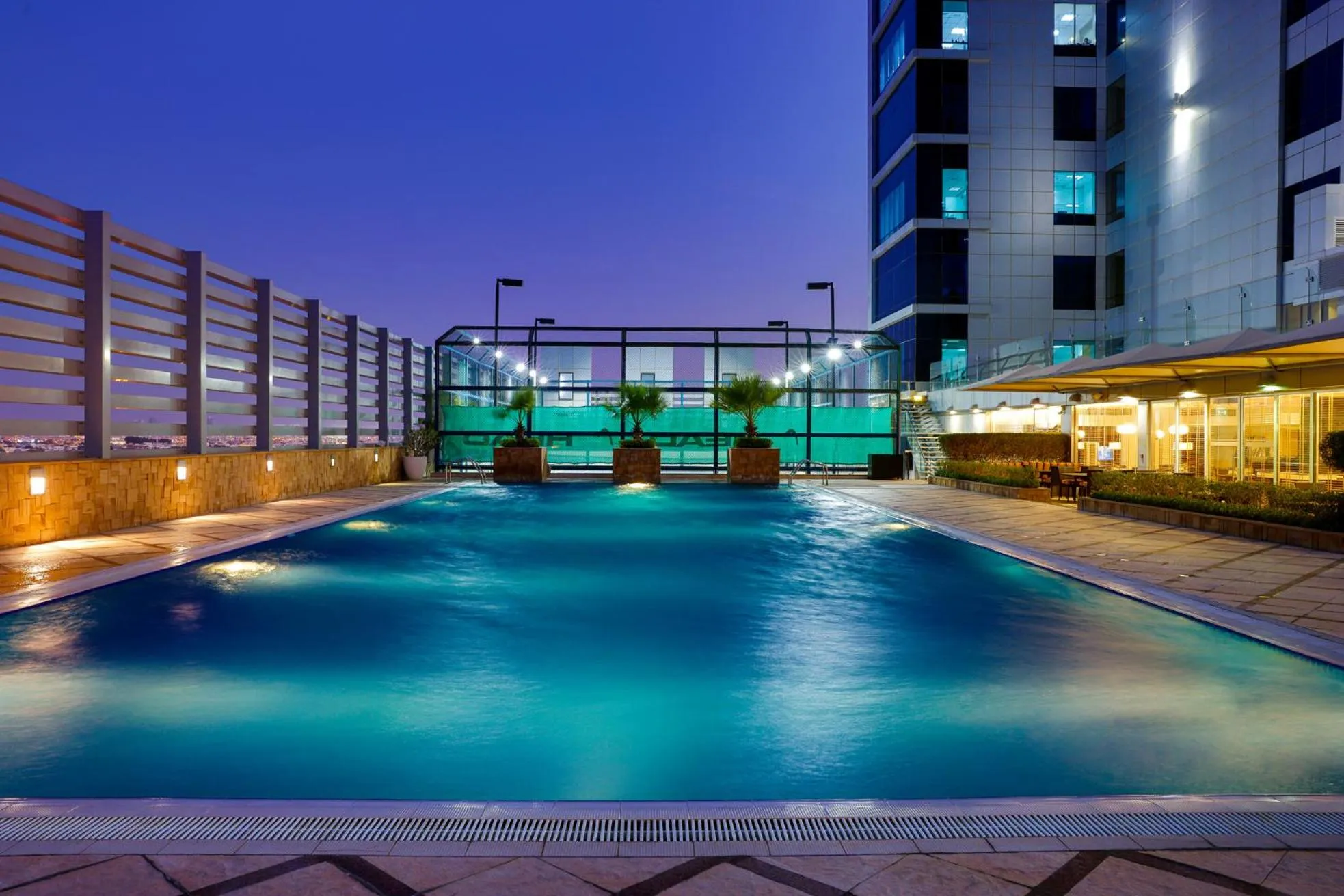 Swimming pool in La Suite Dubai Hotel & Apartments