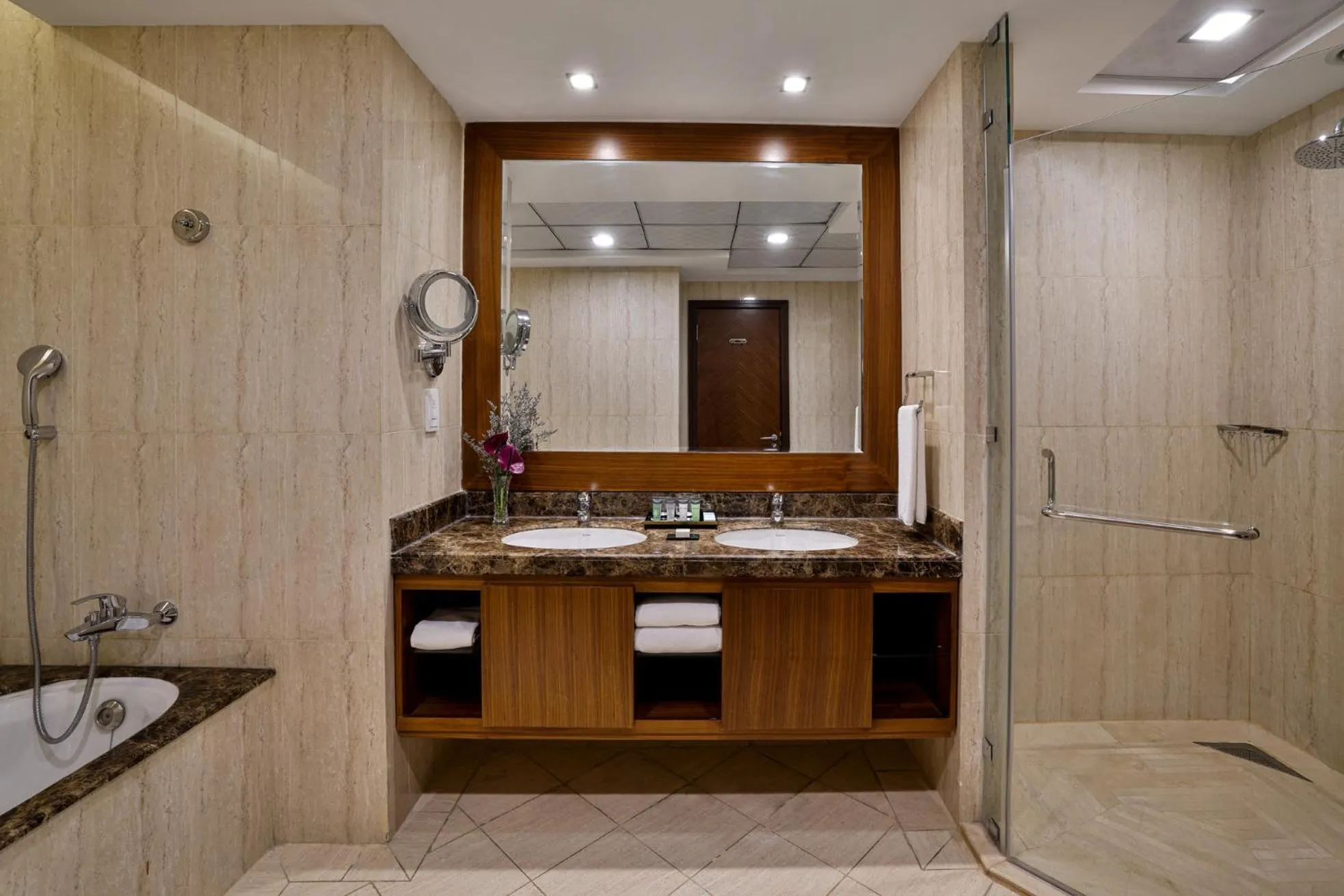 Bathroom in La Suite Dubai Hotel & Apartments