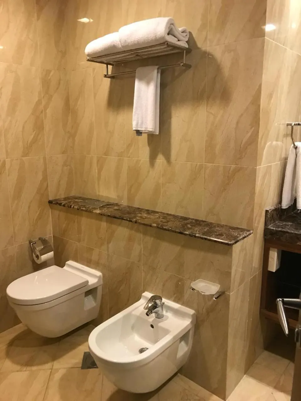 Bathroom in La Suite Dubai Hotel & Apartments