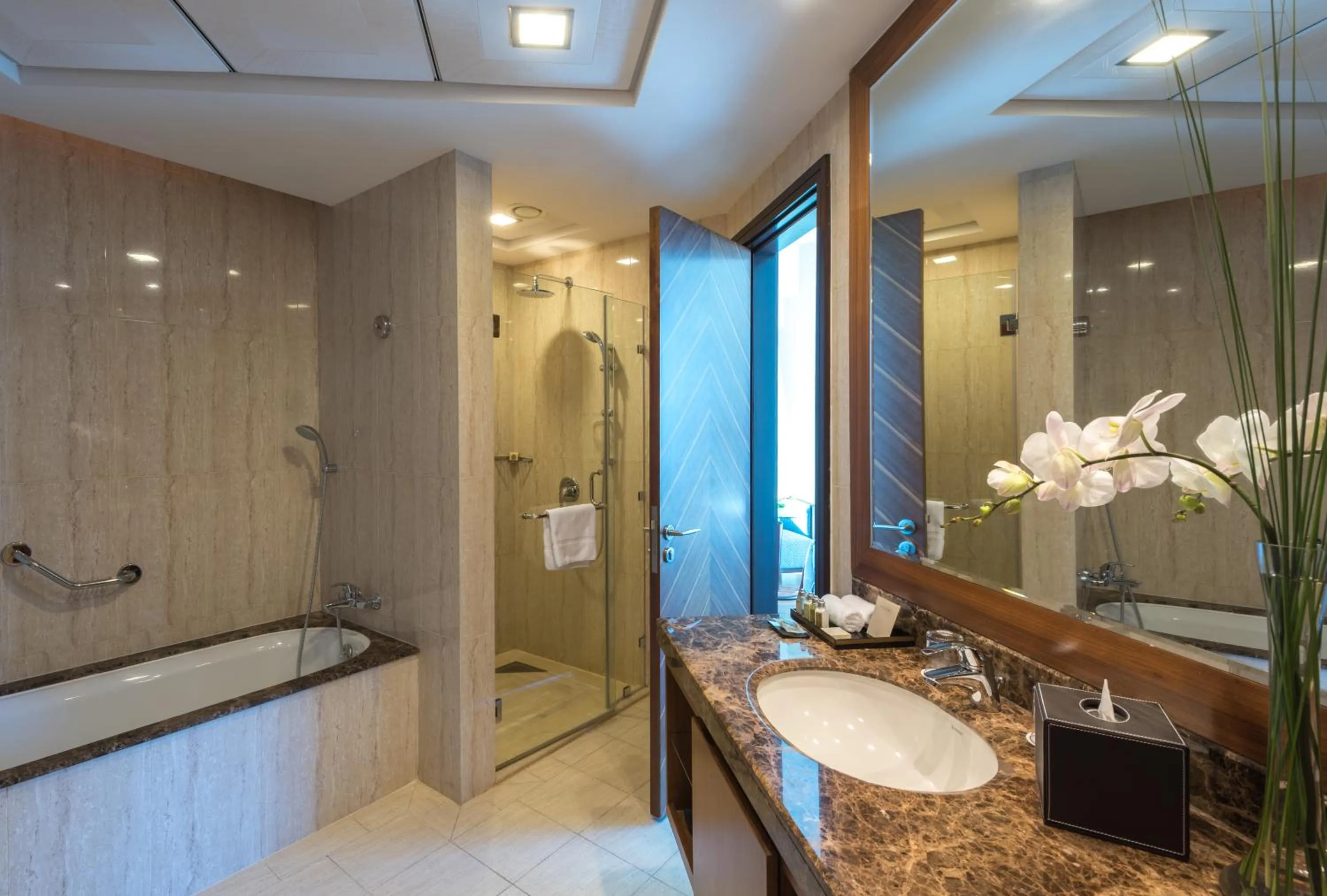 Bathroom in La Suite Dubai Hotel & Apartments