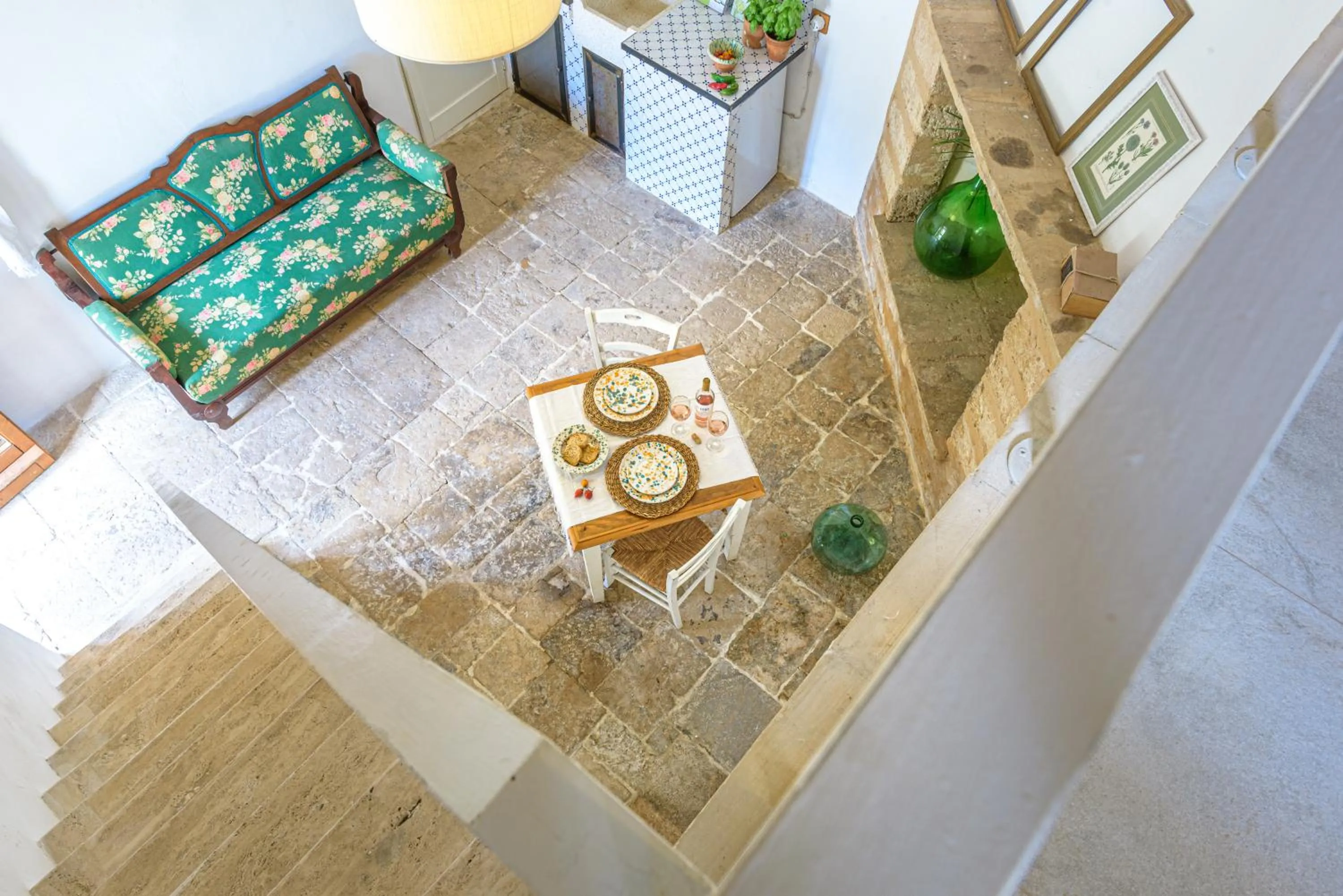 Living room in Masseria Caretti Grande