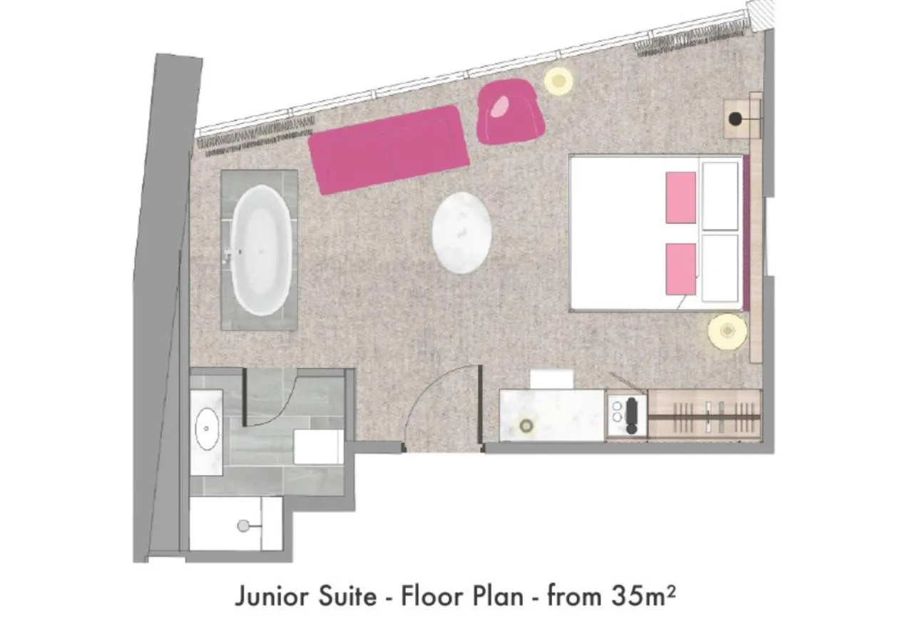Floor plan in The Morgan Hotel