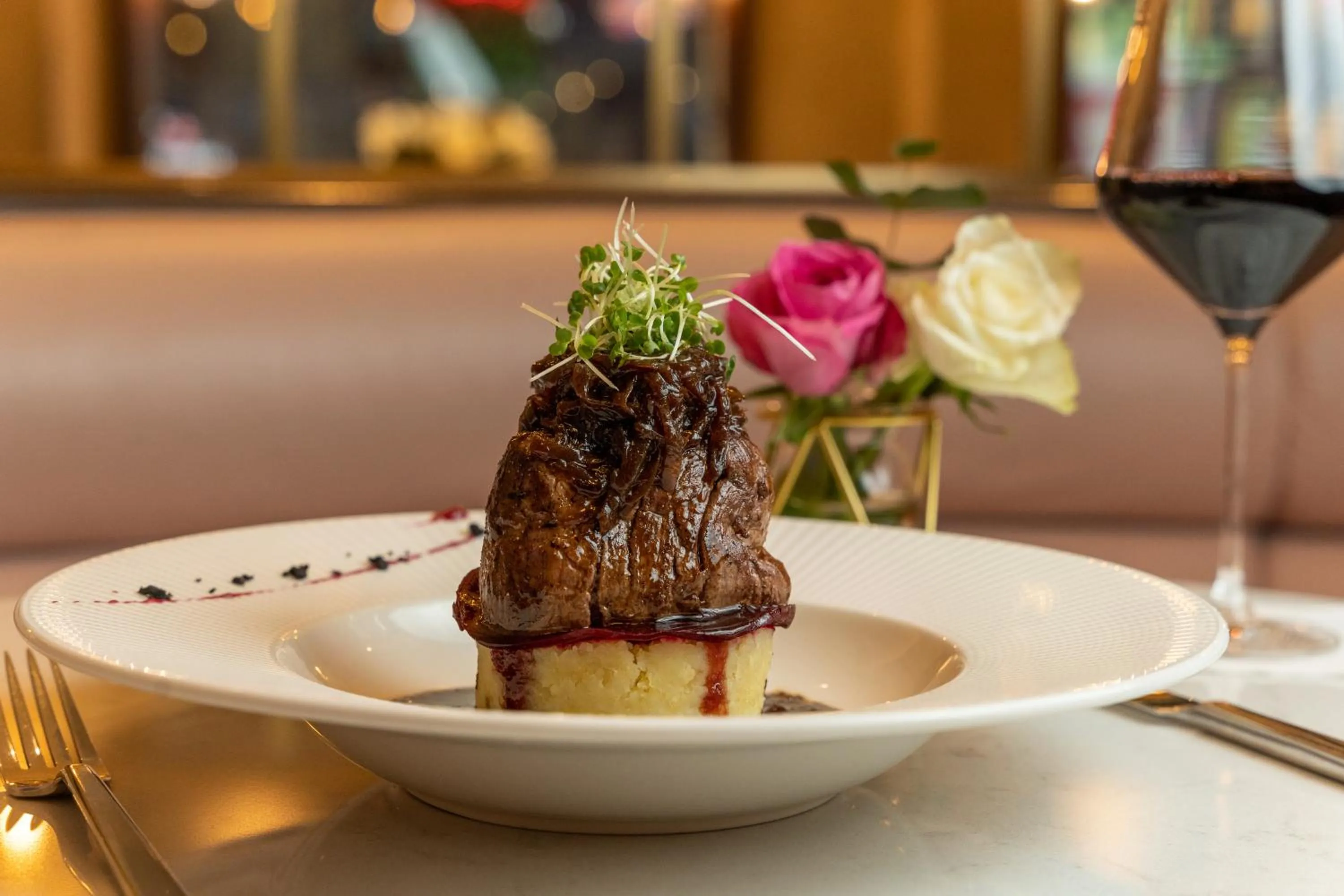 Food close-up in The Morgan Hotel