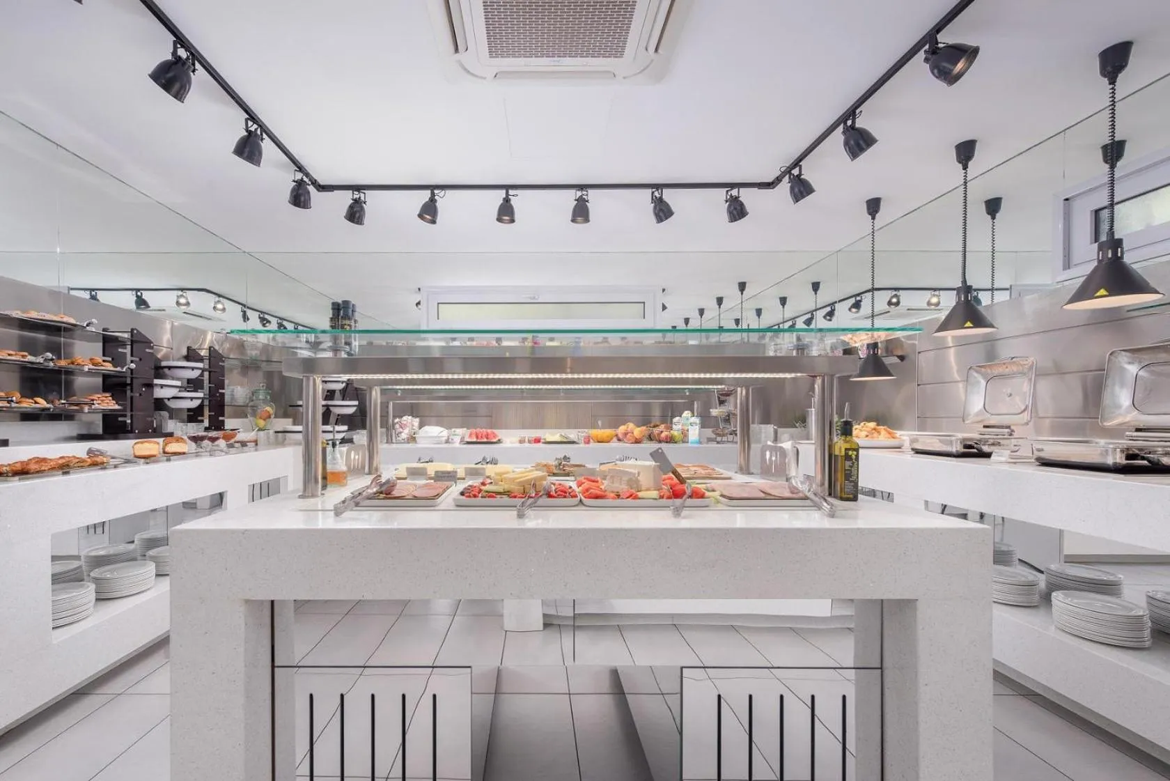 Buffet breakfast in Adrina Beach Hotel