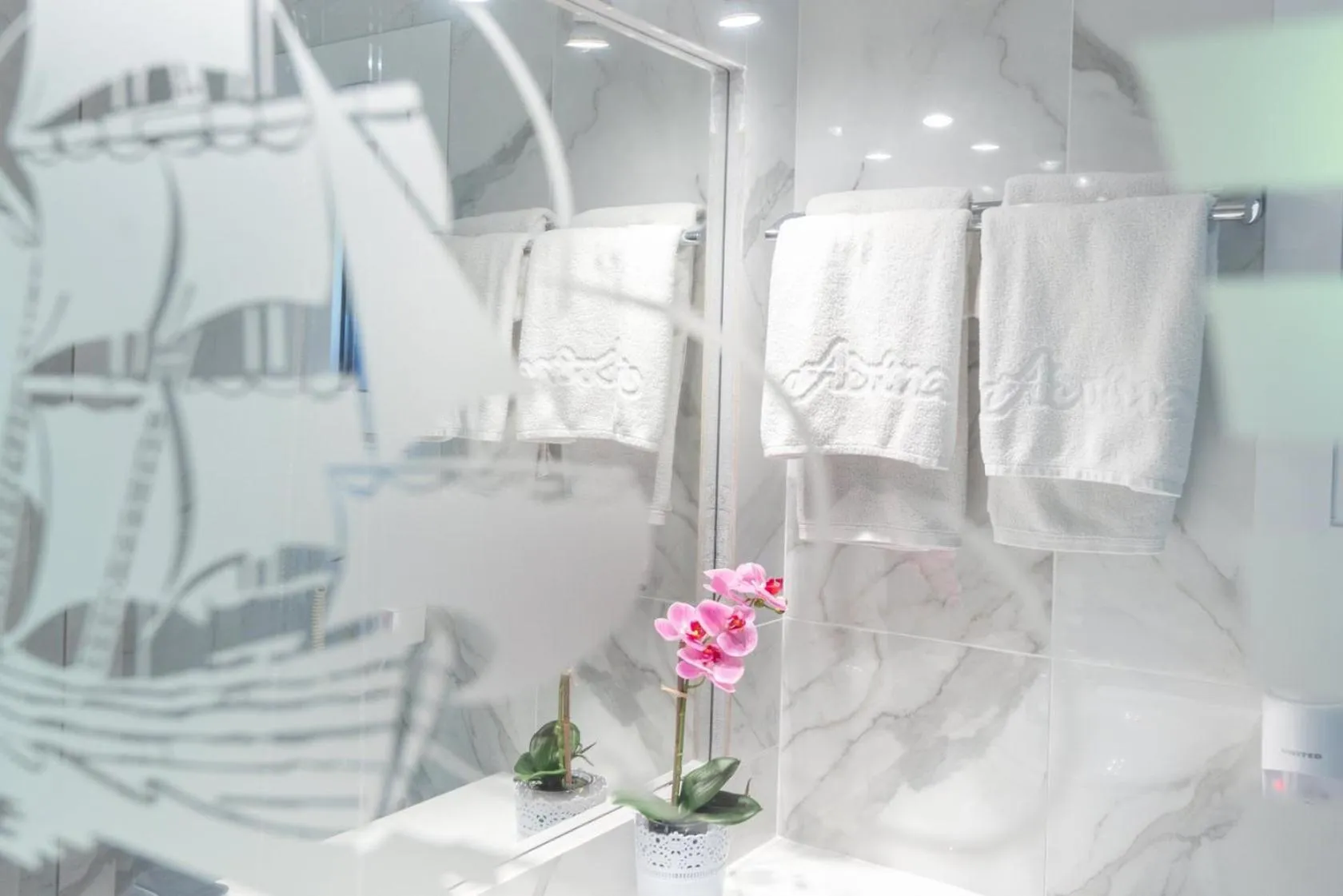 Bathroom in Adrina Beach Hotel