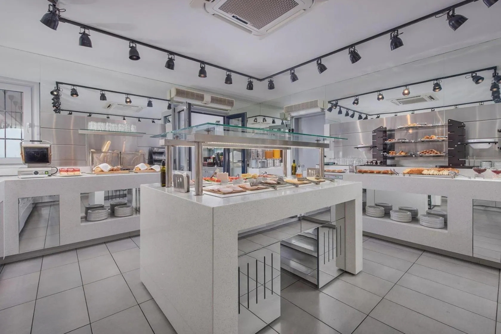 Buffet breakfast in Adrina Beach Hotel