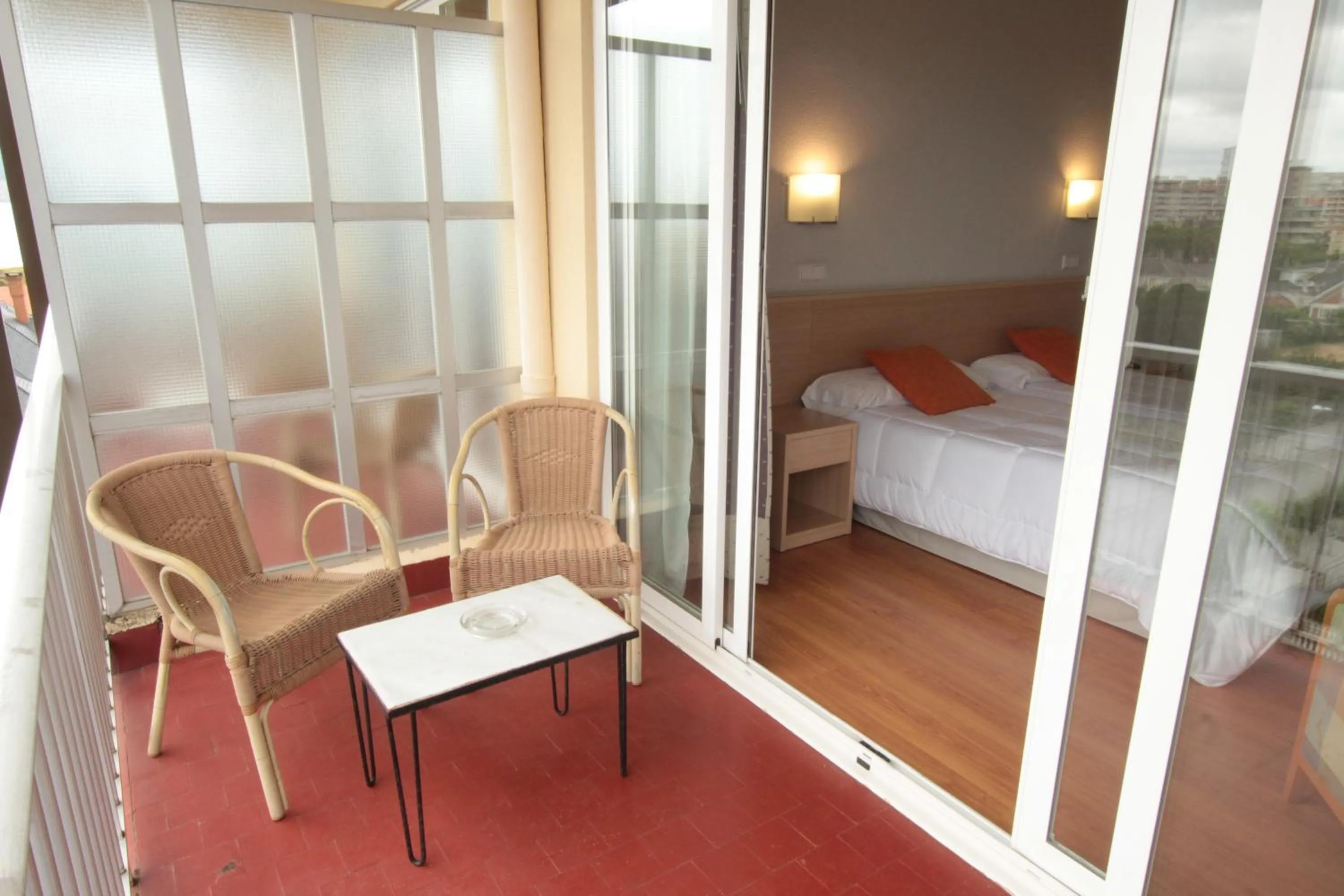 Bed in Hotel Cosmopol