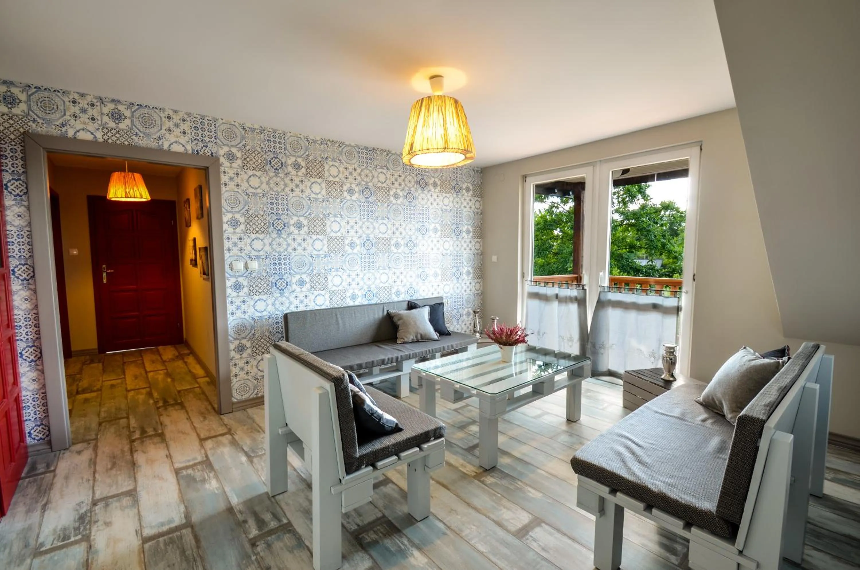 Living room in Zielona Przystań