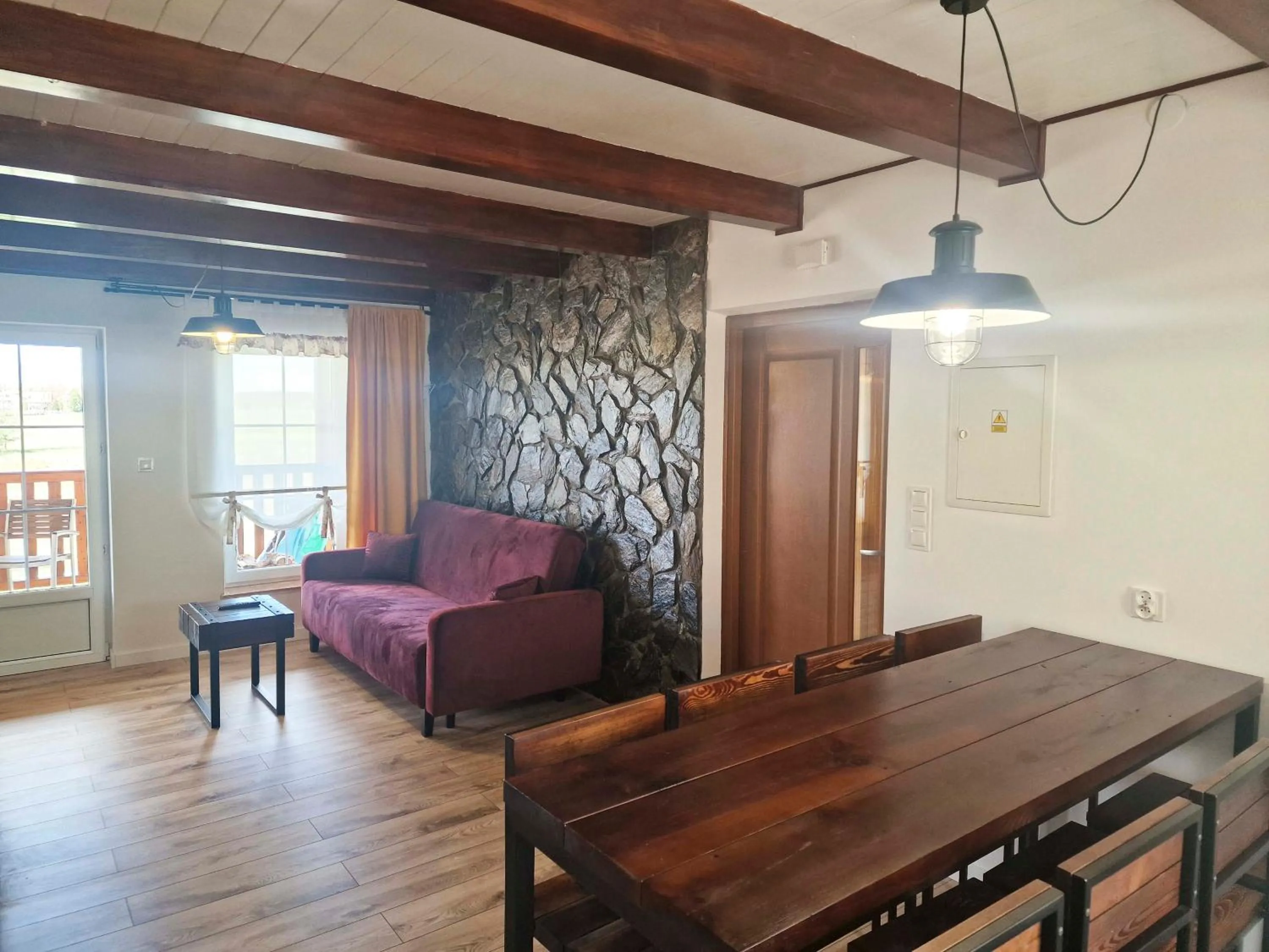 Living room in Zielona Przystań