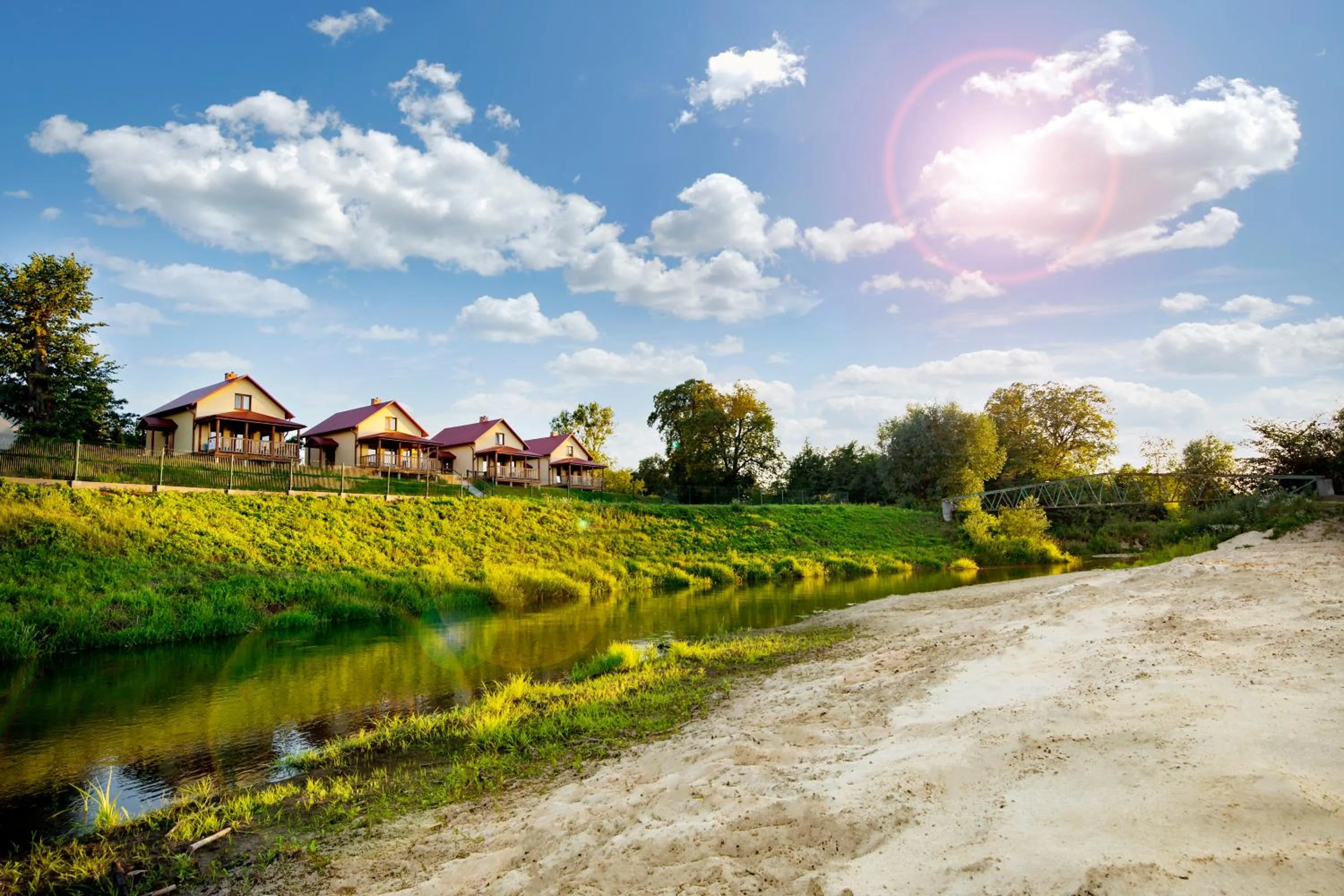 Natural landscape in Zielona Przystań