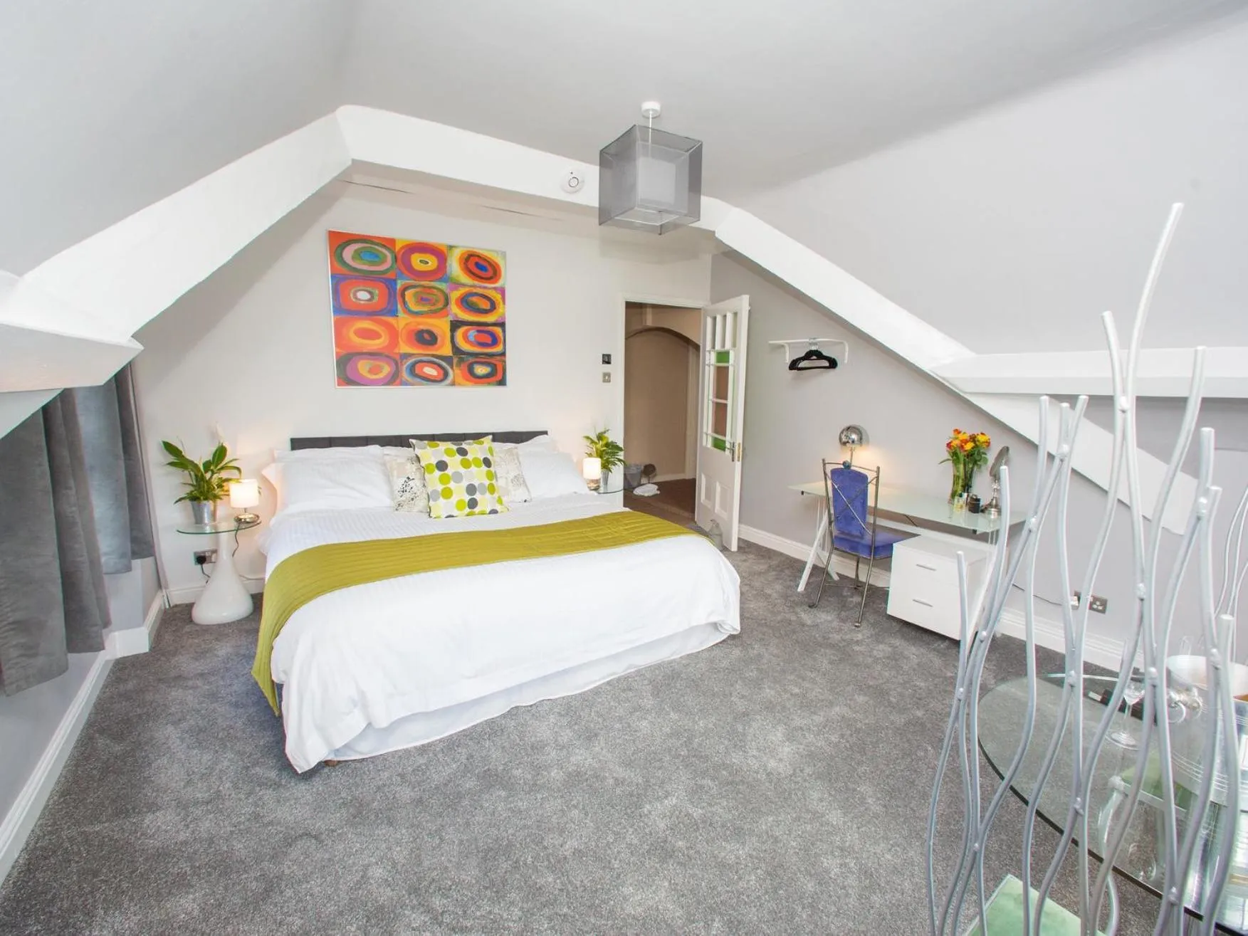 Bedroom, Bed in James' Place at Brynawel