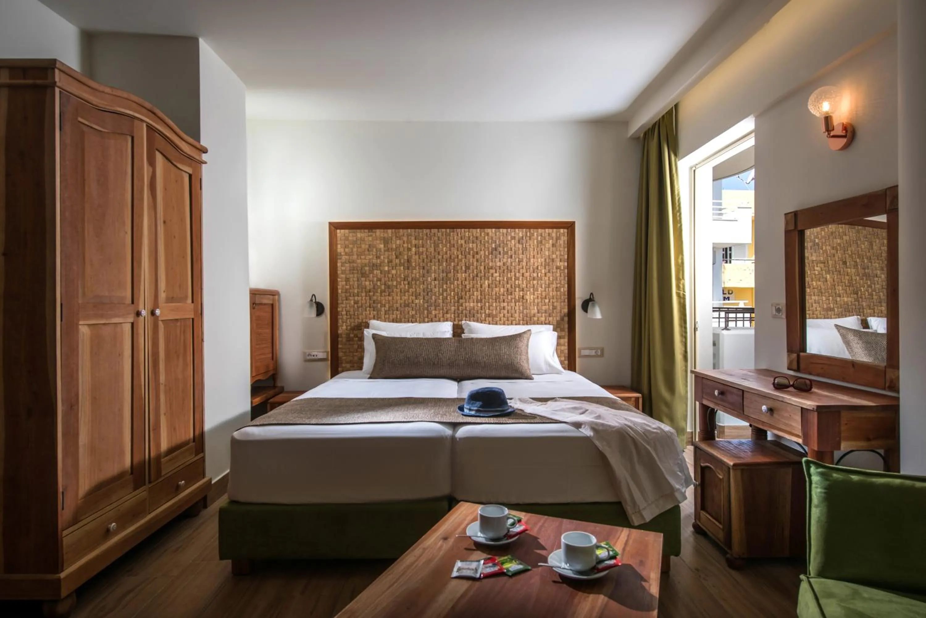 Bed in Anesis Blue Boutique Hotel