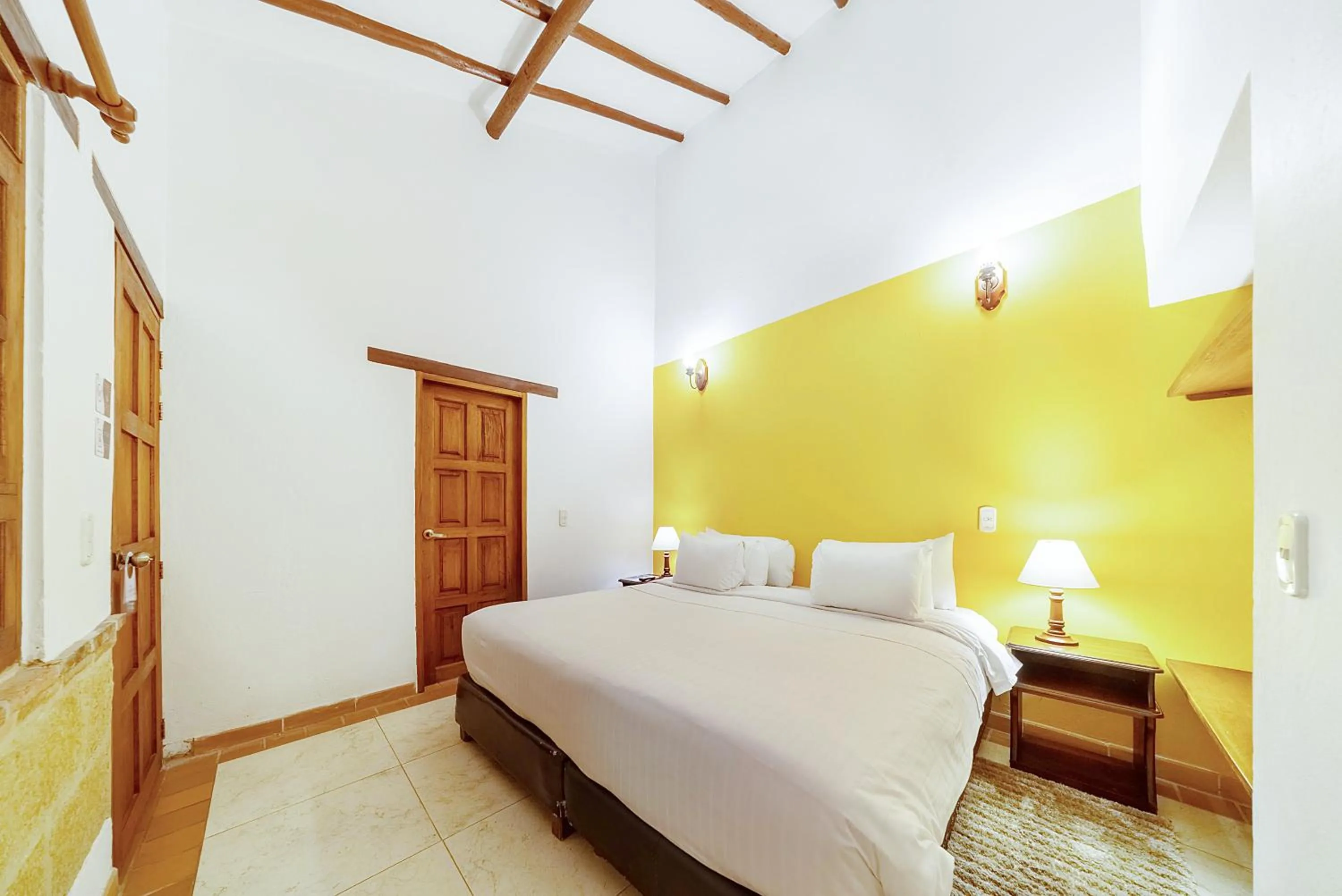 Bed in Hotel Jardines De La Villa