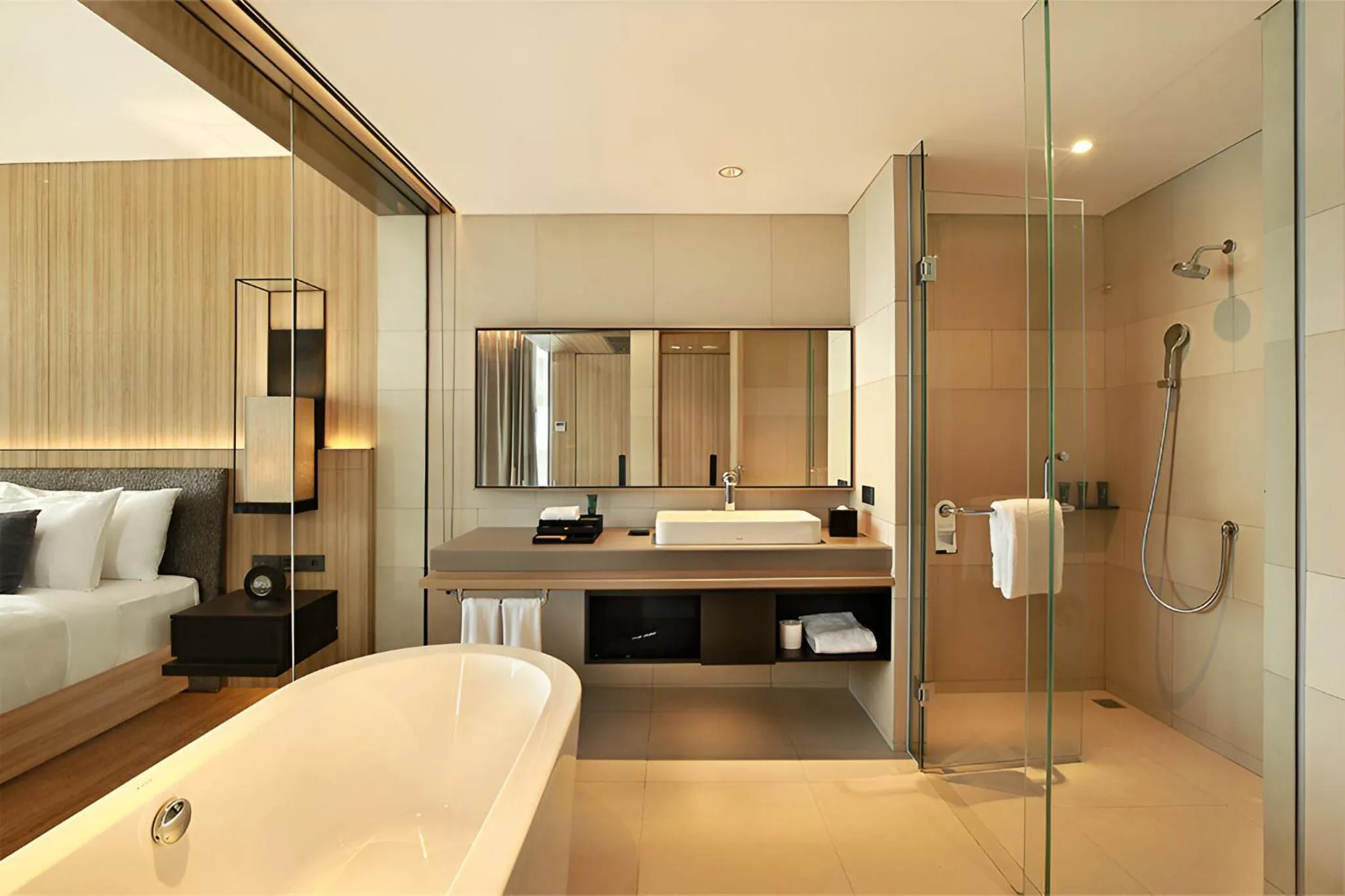 Bed in Royal Tulip Gunung Geulis Resort and Golf