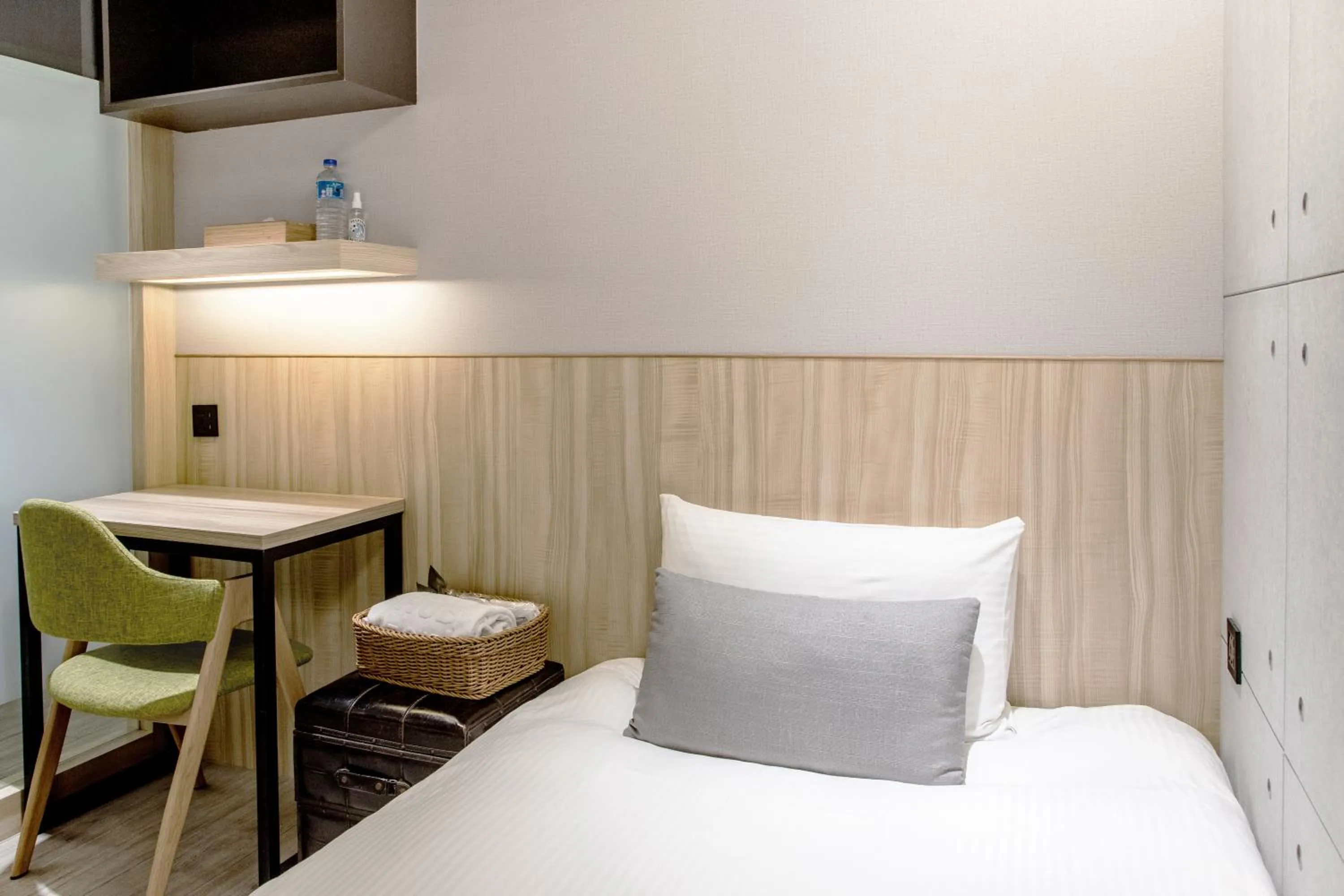 Bed in Hub Hotel Zhongli