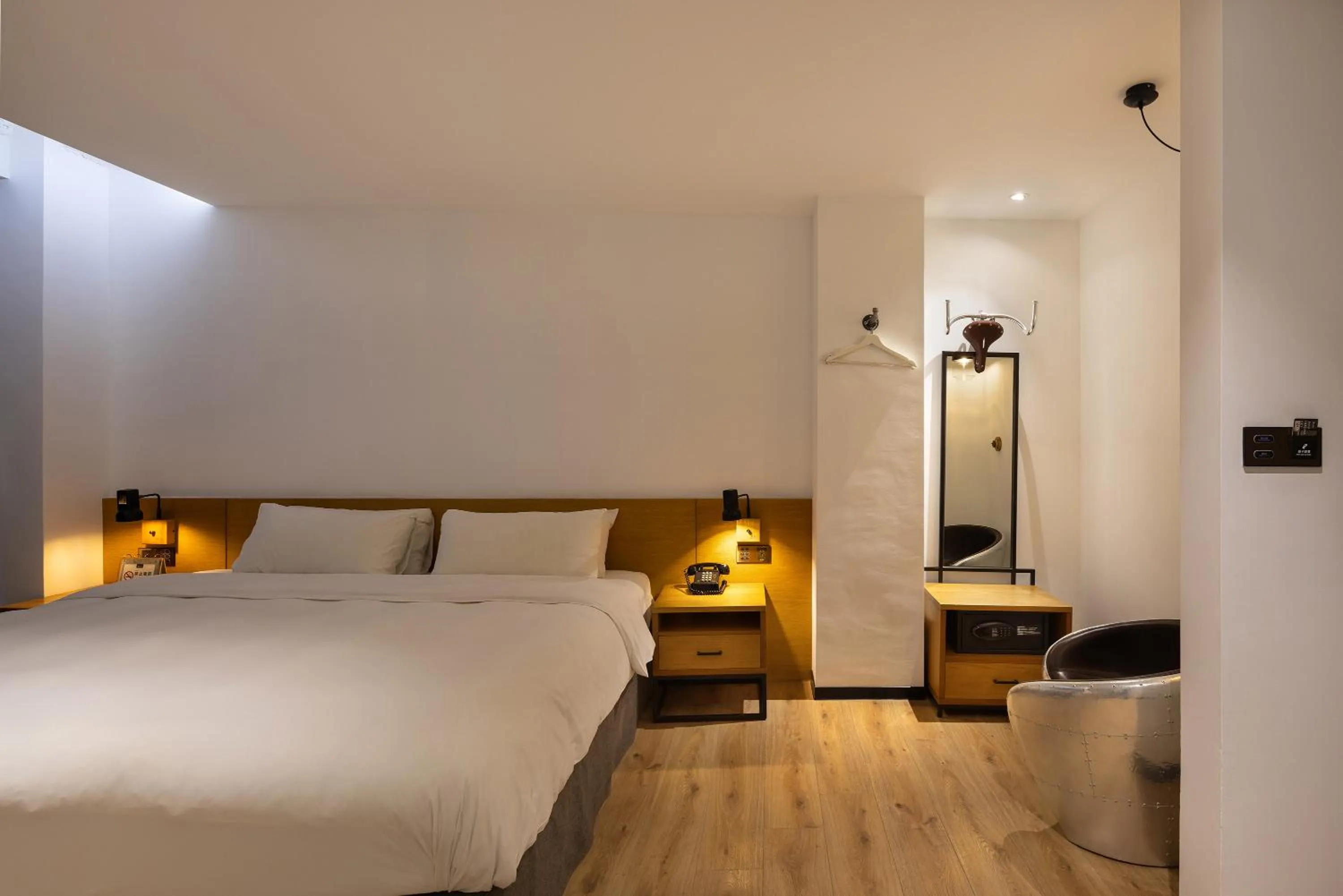 Bed in BlueSky Hotel