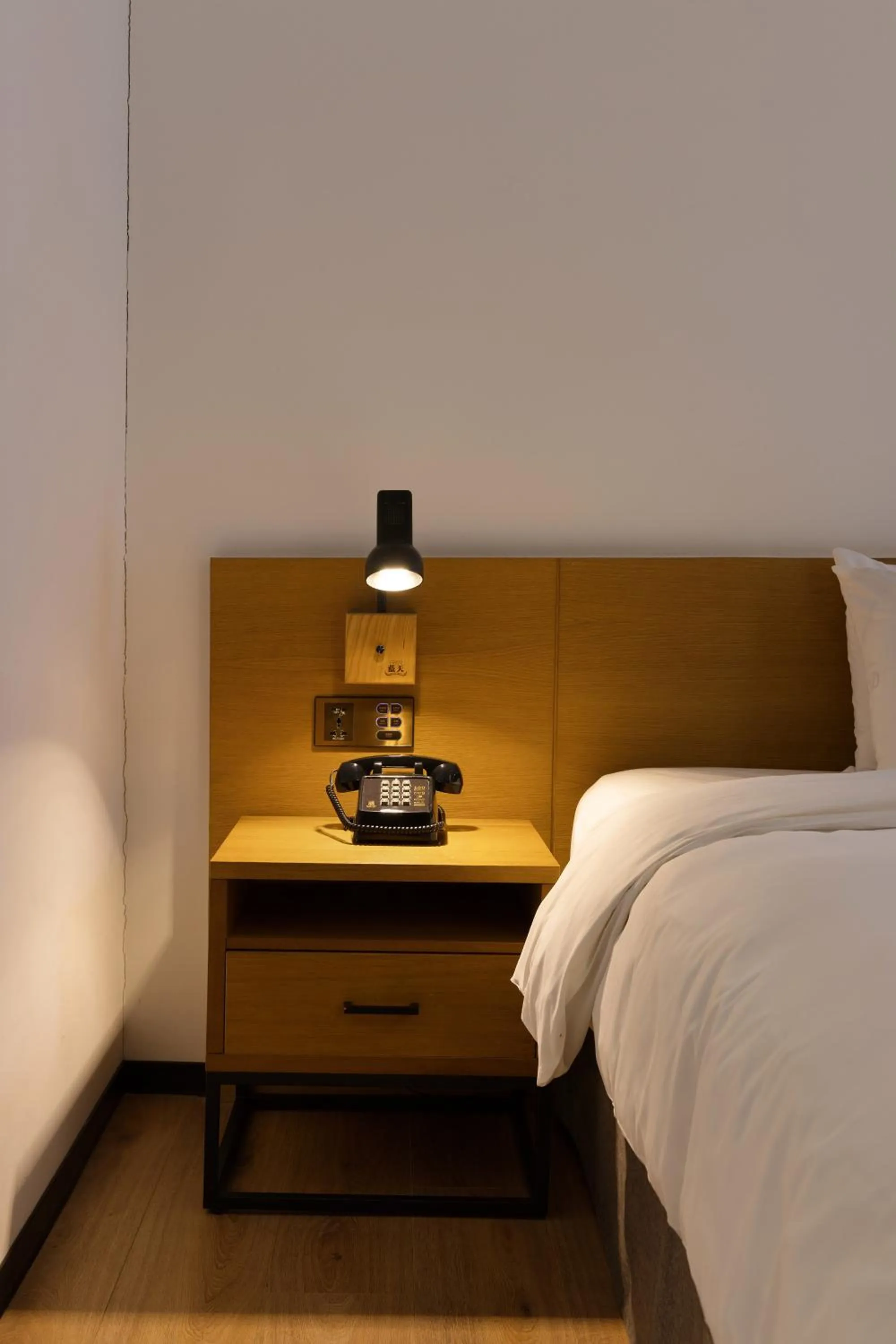 Bed in BlueSky Hotel