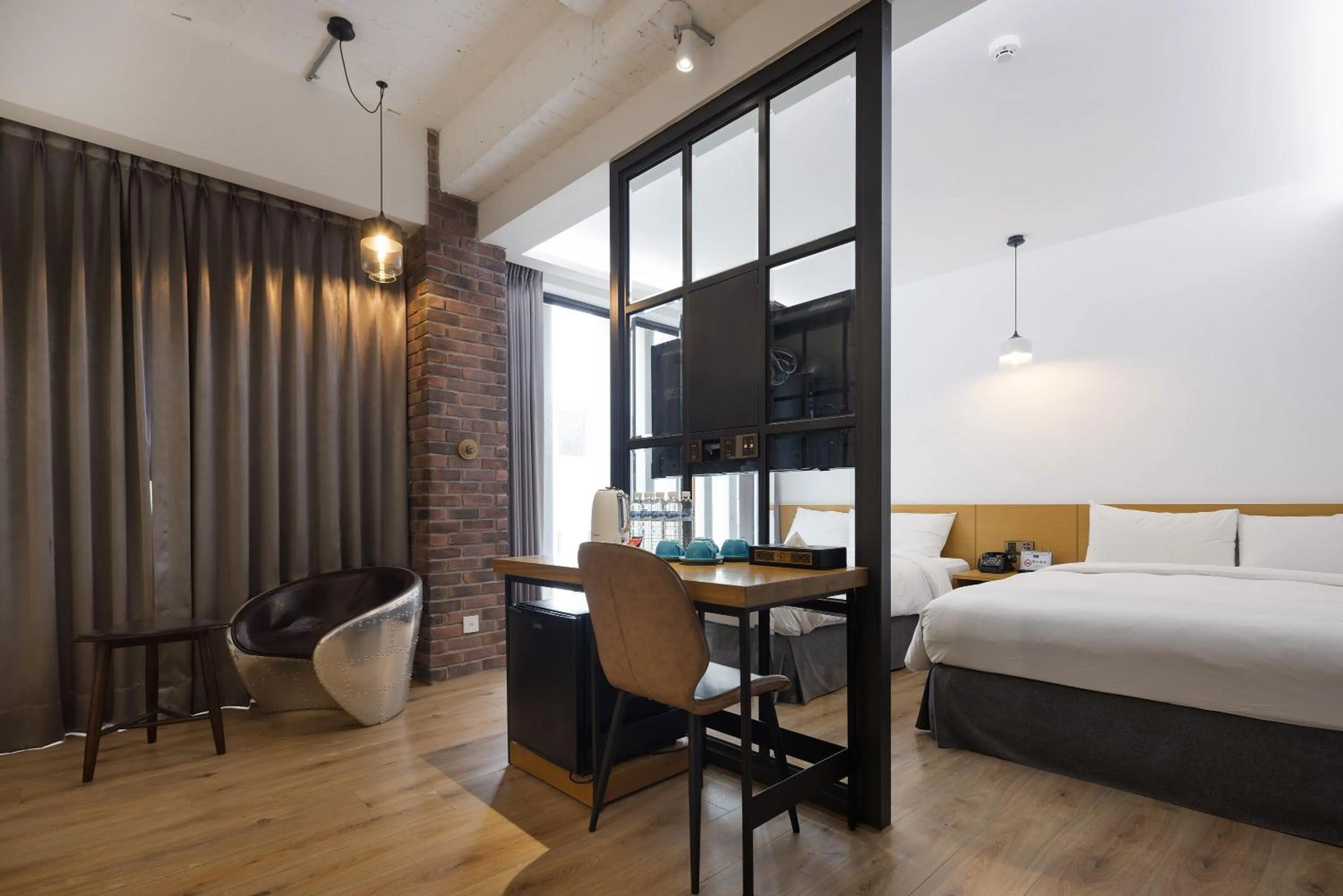 Bed in BlueSky Hotel