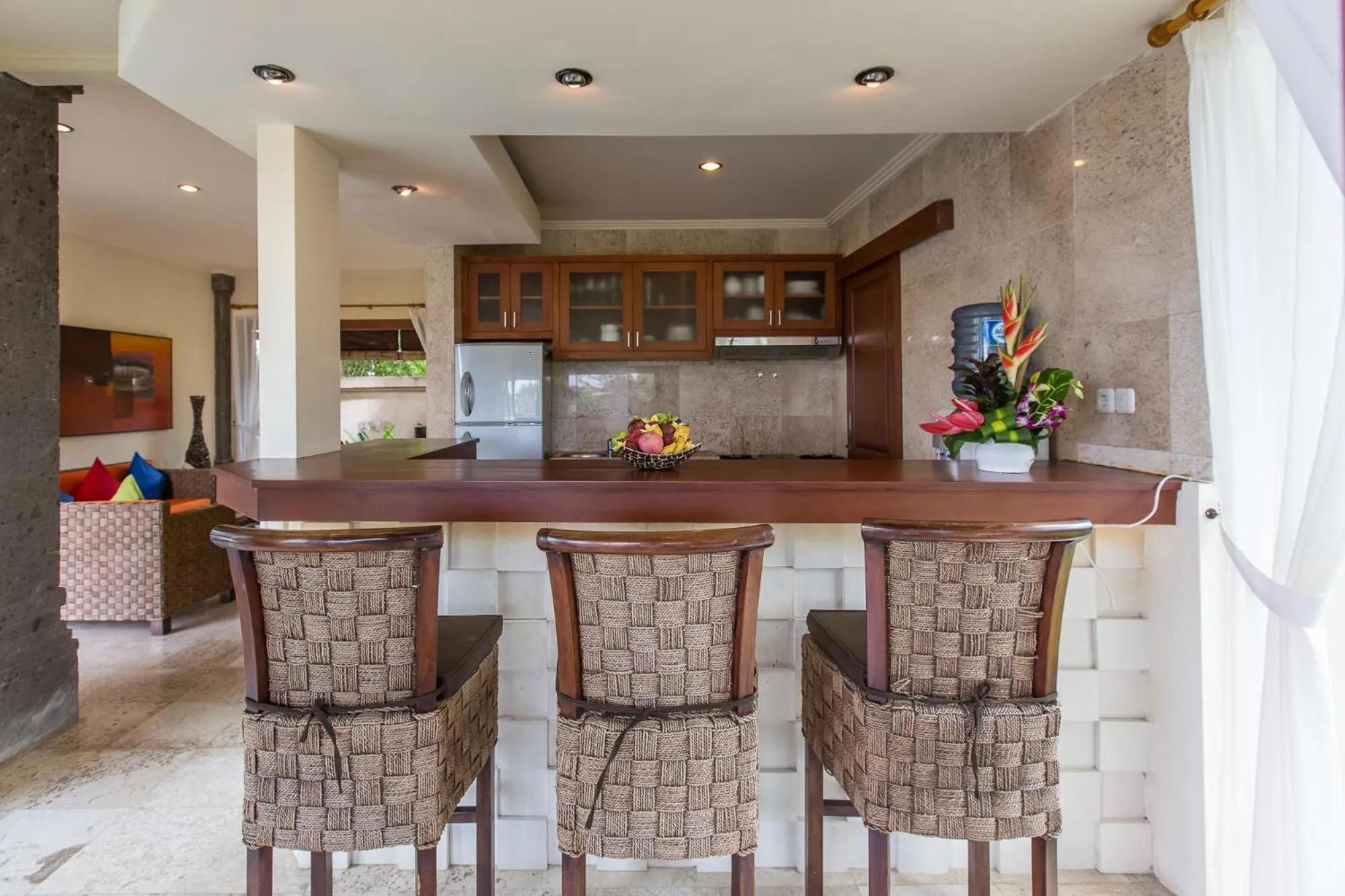 Kitchen or kitchenette in Villa Lidwina by Nagisa Bali