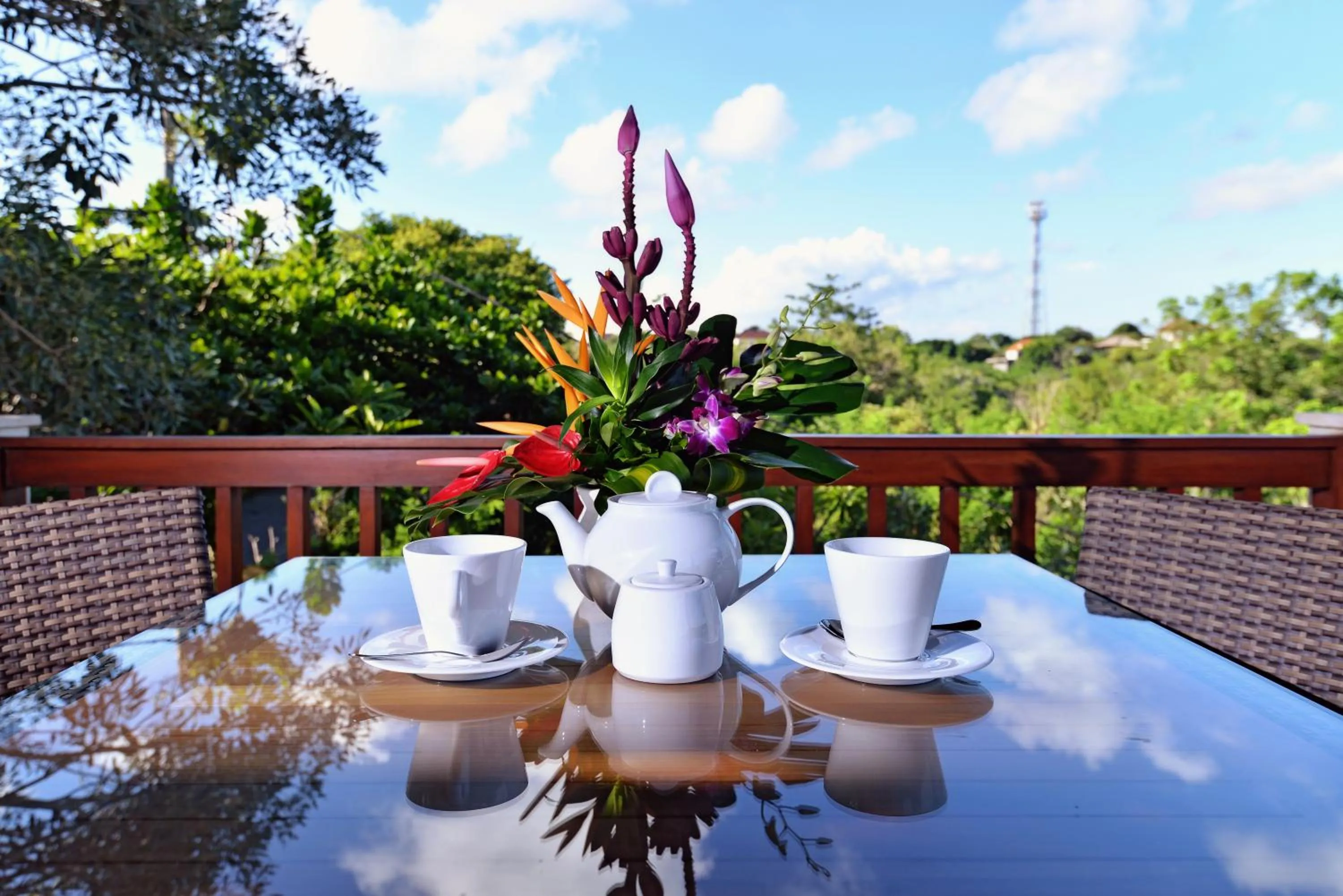 Balcony/Terrace in Villa Lidwina by Nagisa Bali