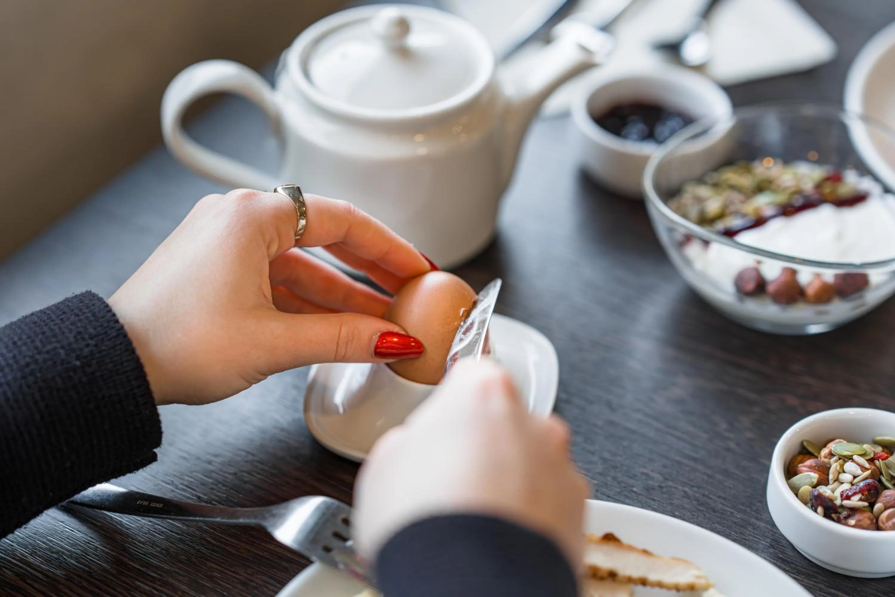 Breakfast in Kyriad Rennes Nord Hotel