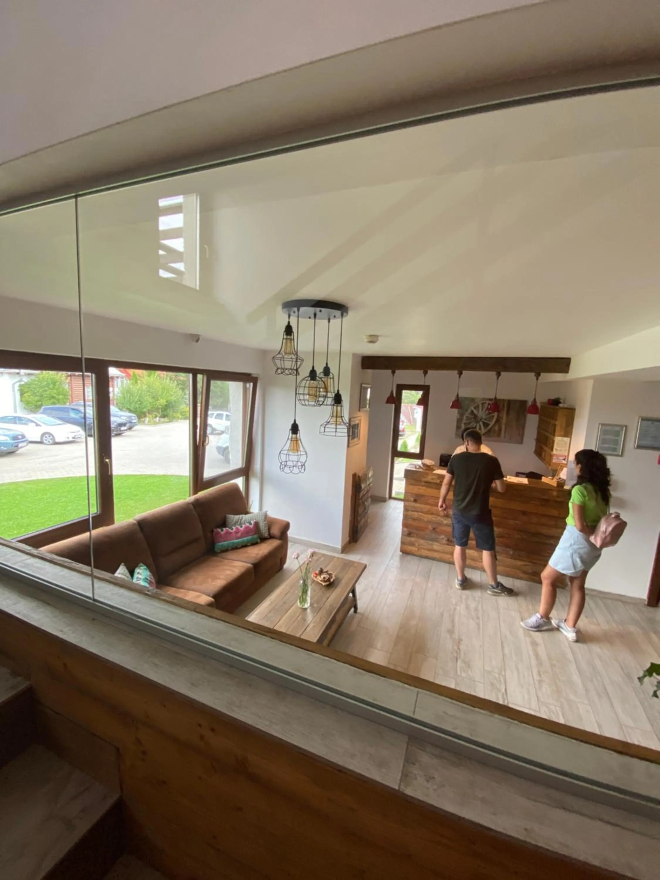 Lobby or reception in Pensiunea Banffy