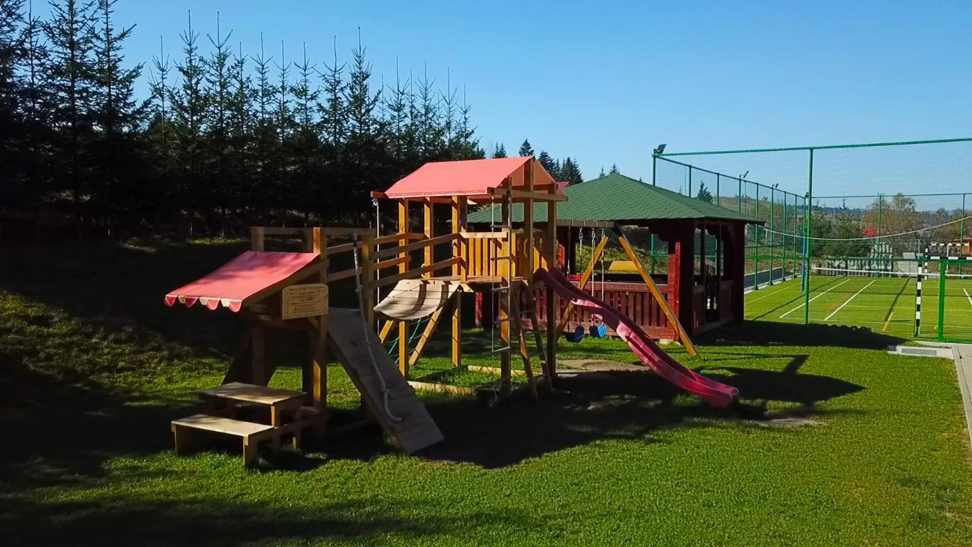 Children play ground in Pensiunea Banffy