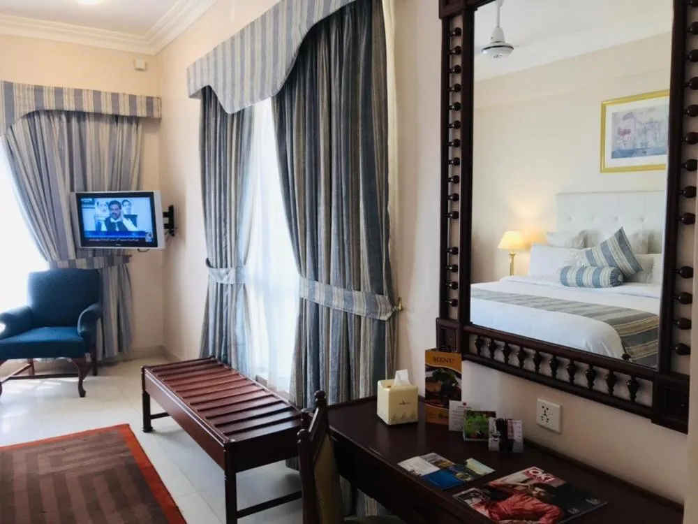 TV and multimedia, Bed in Beach Luxury Hotel