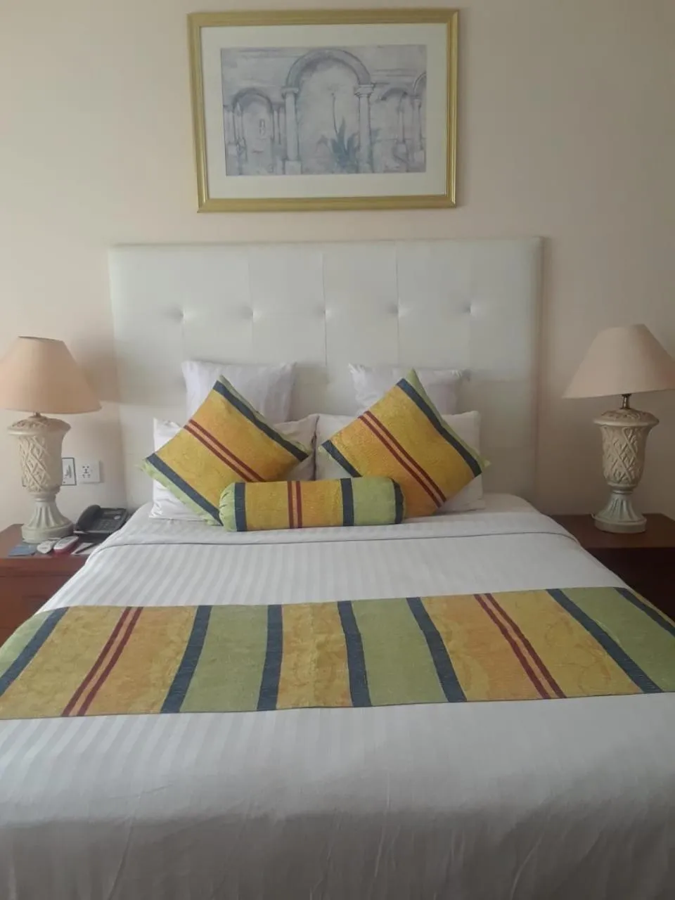 Bed in Beach Luxury Hotel