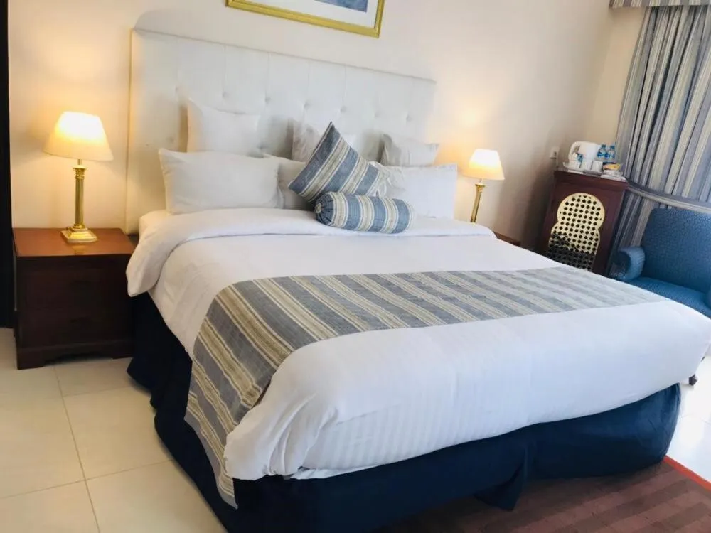 Bed in Beach Luxury Hotel