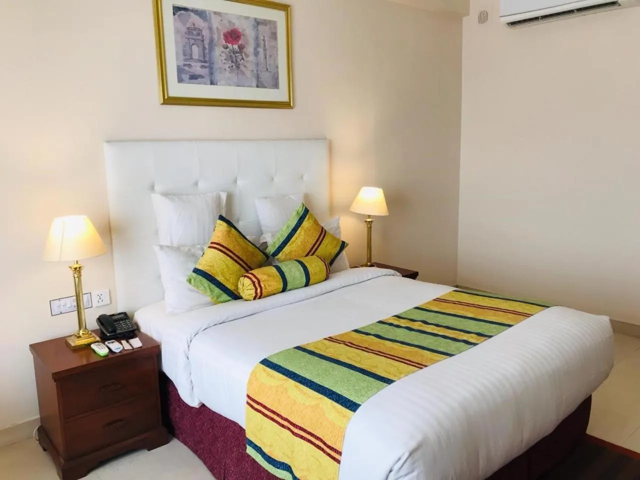 Bed in Beach Luxury Hotel