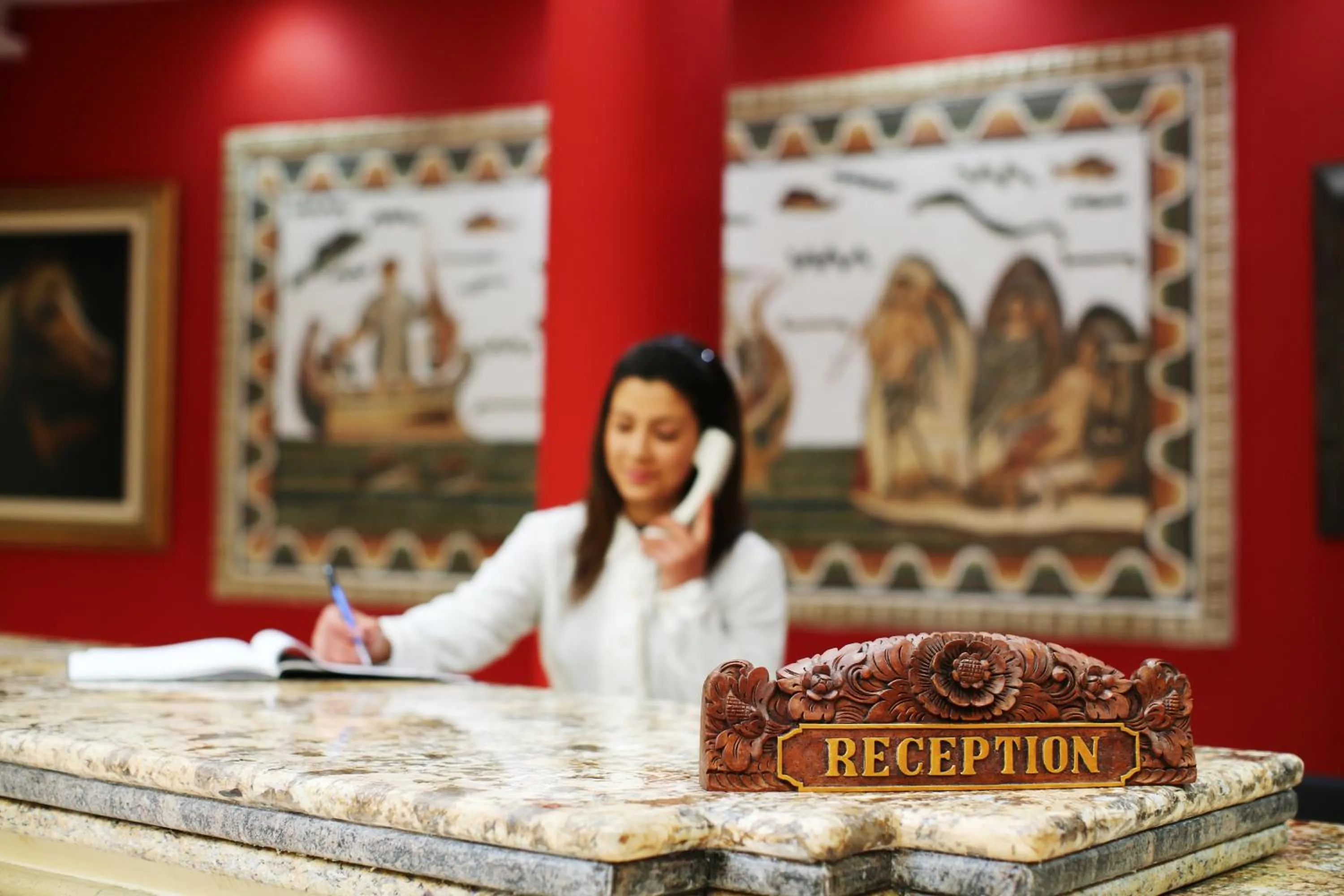 Lobby or reception in Hotel Julius