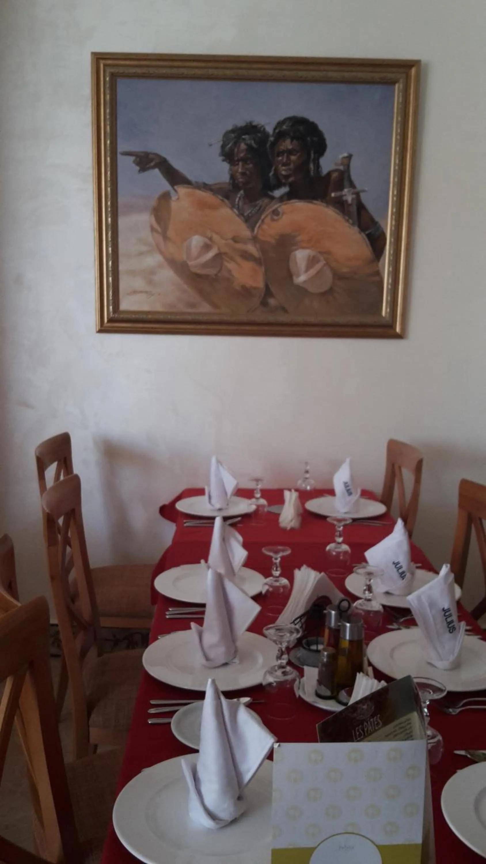 Dining area in Hotel Julius