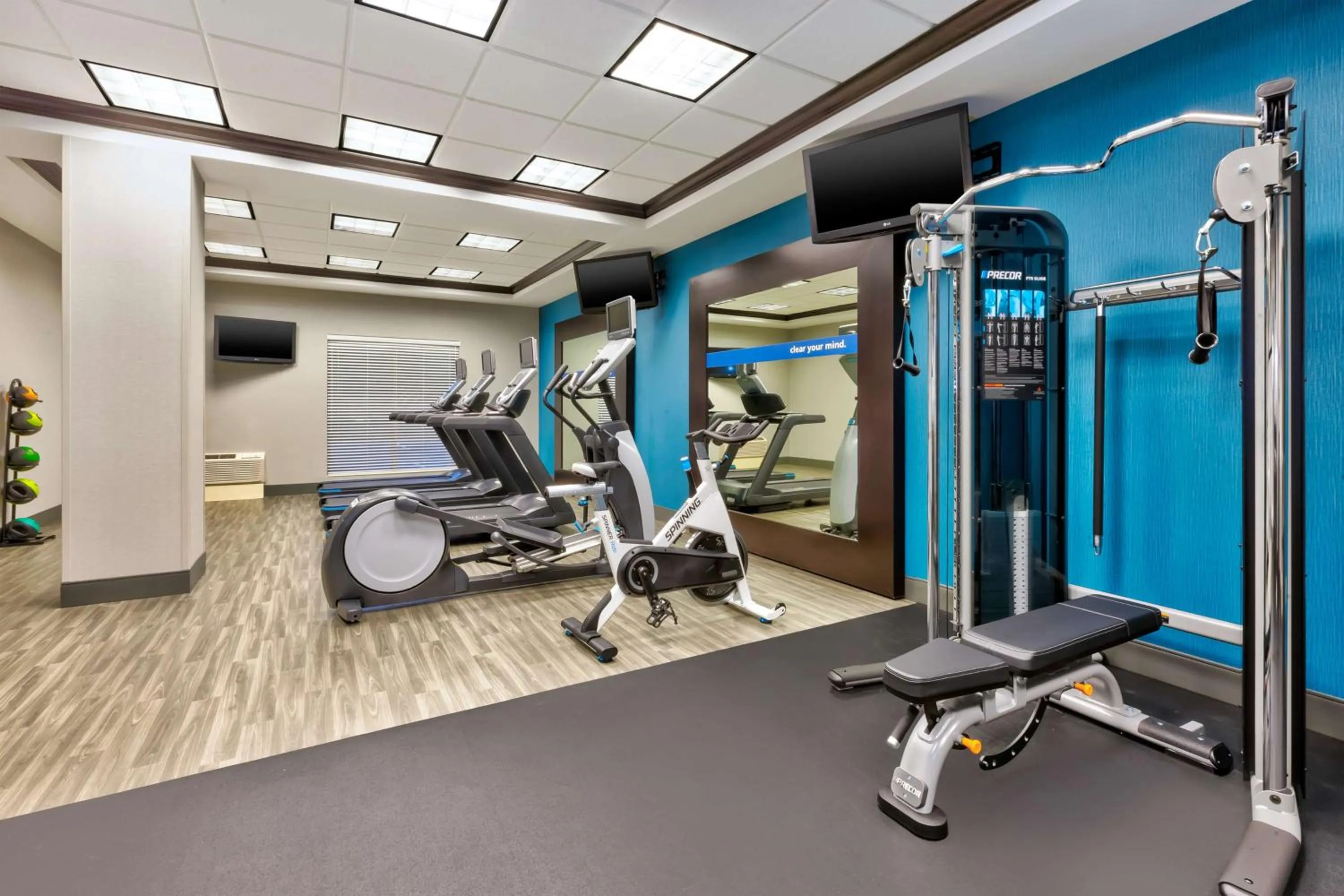 Fitness centre/facilities in Hampton Inn and Suites Flint/Grand Blanc