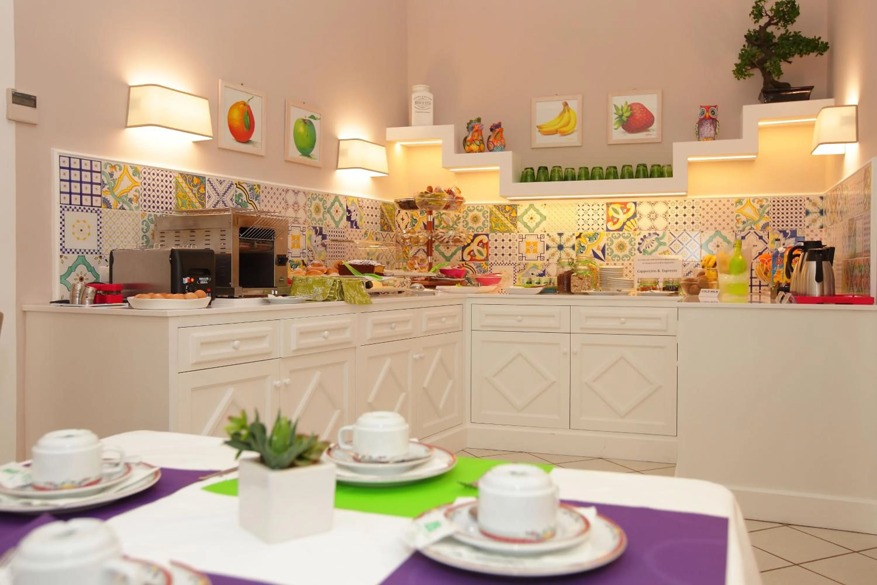 Continental breakfast in Hotel Villa Di Sorrento