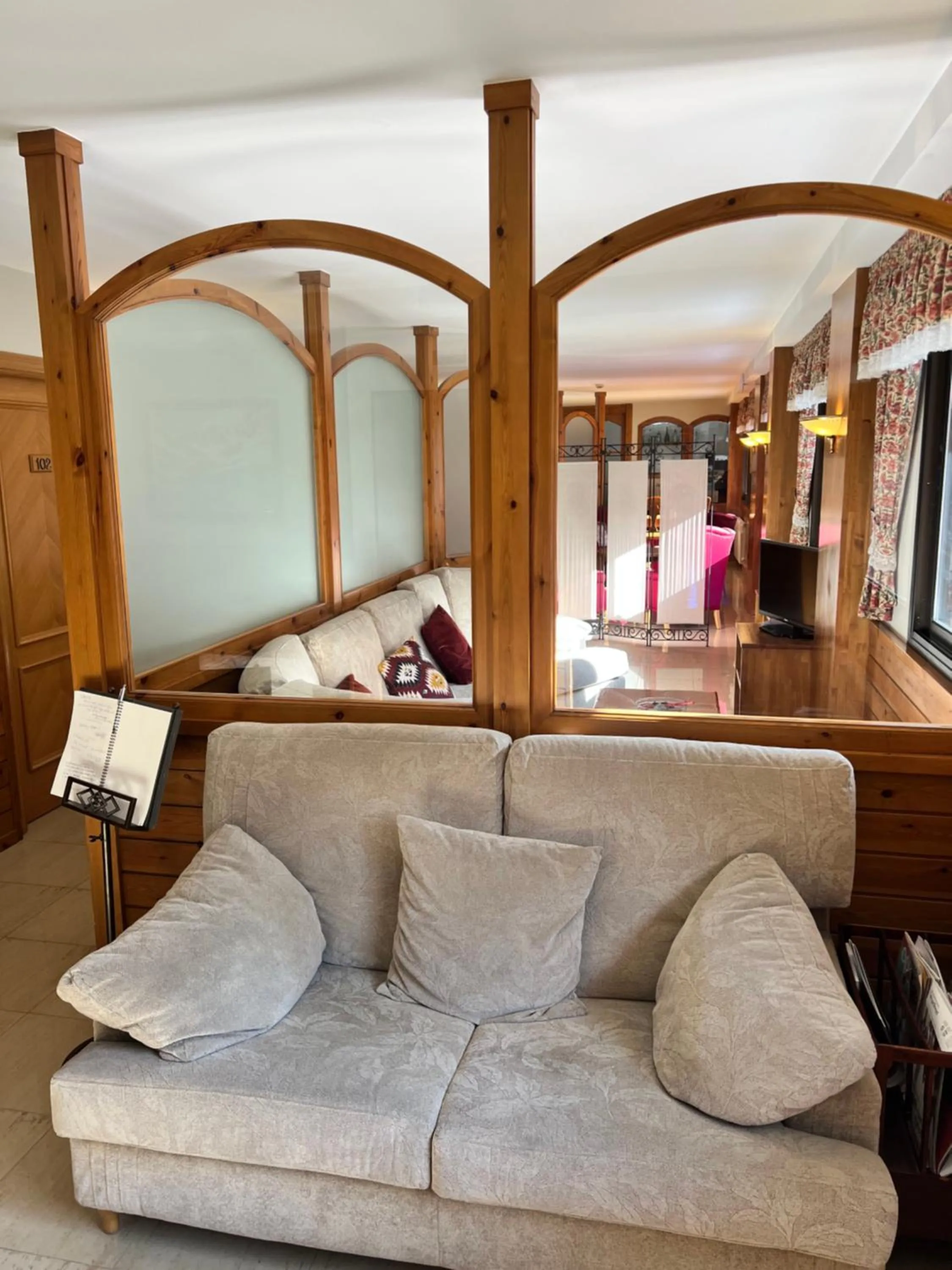 Living room in Petit Hotel