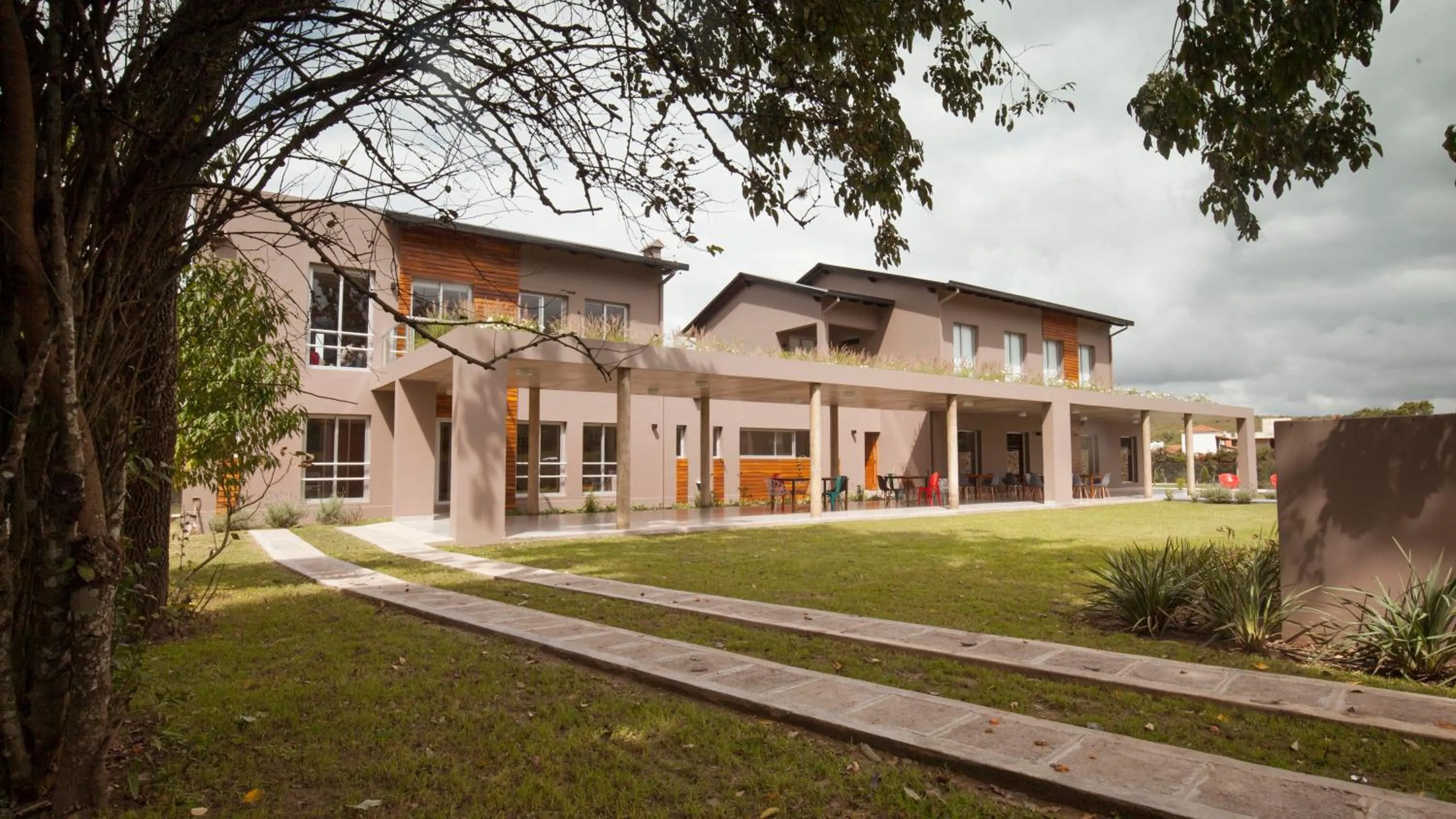 Facade/entrance in Amalinas Hotel