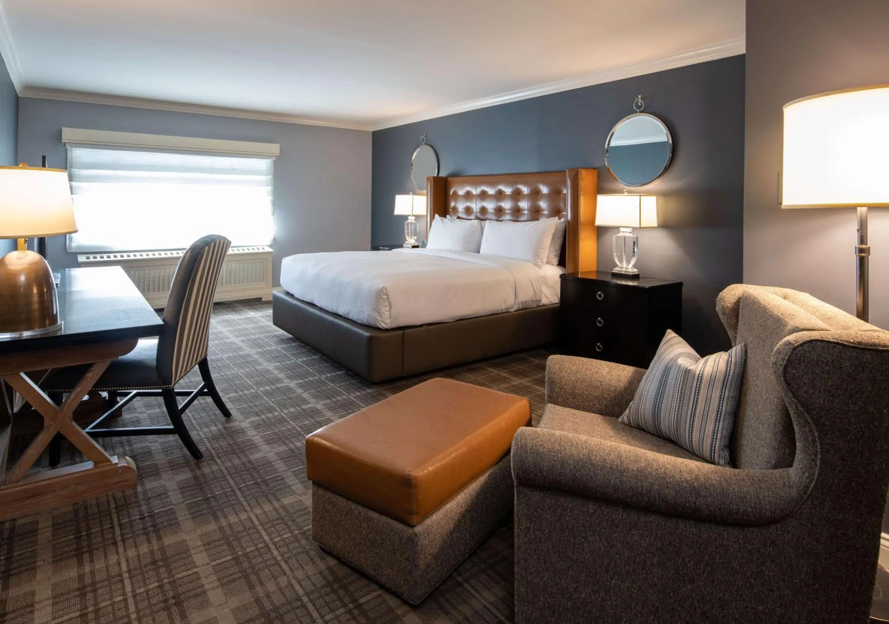 Bed in The Campbell House Lexington, Curio Collection by Hilton