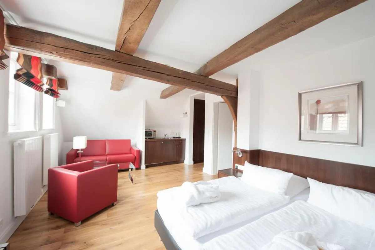 Photo of the whole room, Bed in Hotel Am Burgmannshof