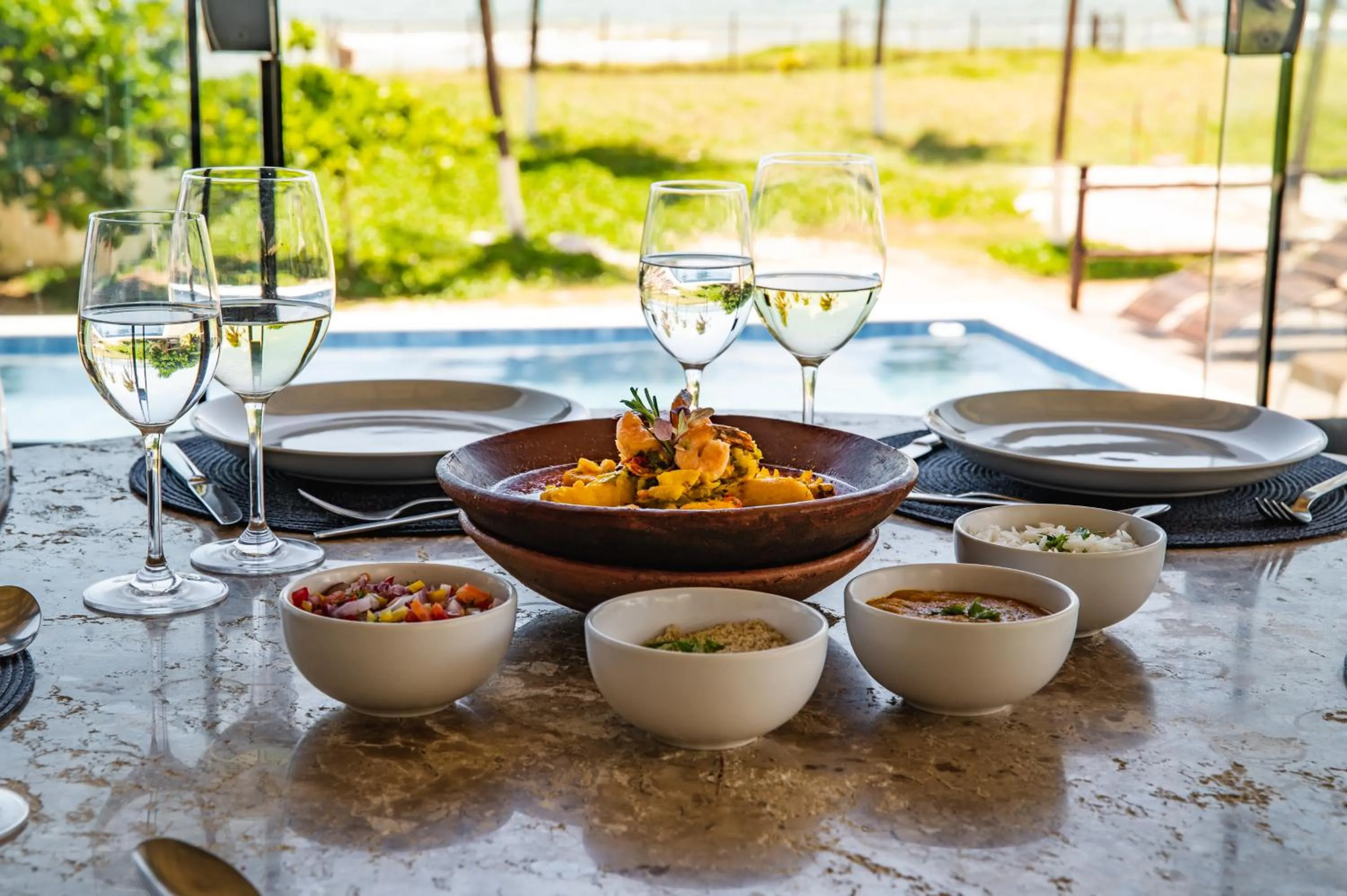 Food and drinks in Pousada Aldeola by Slaviero Hotéis