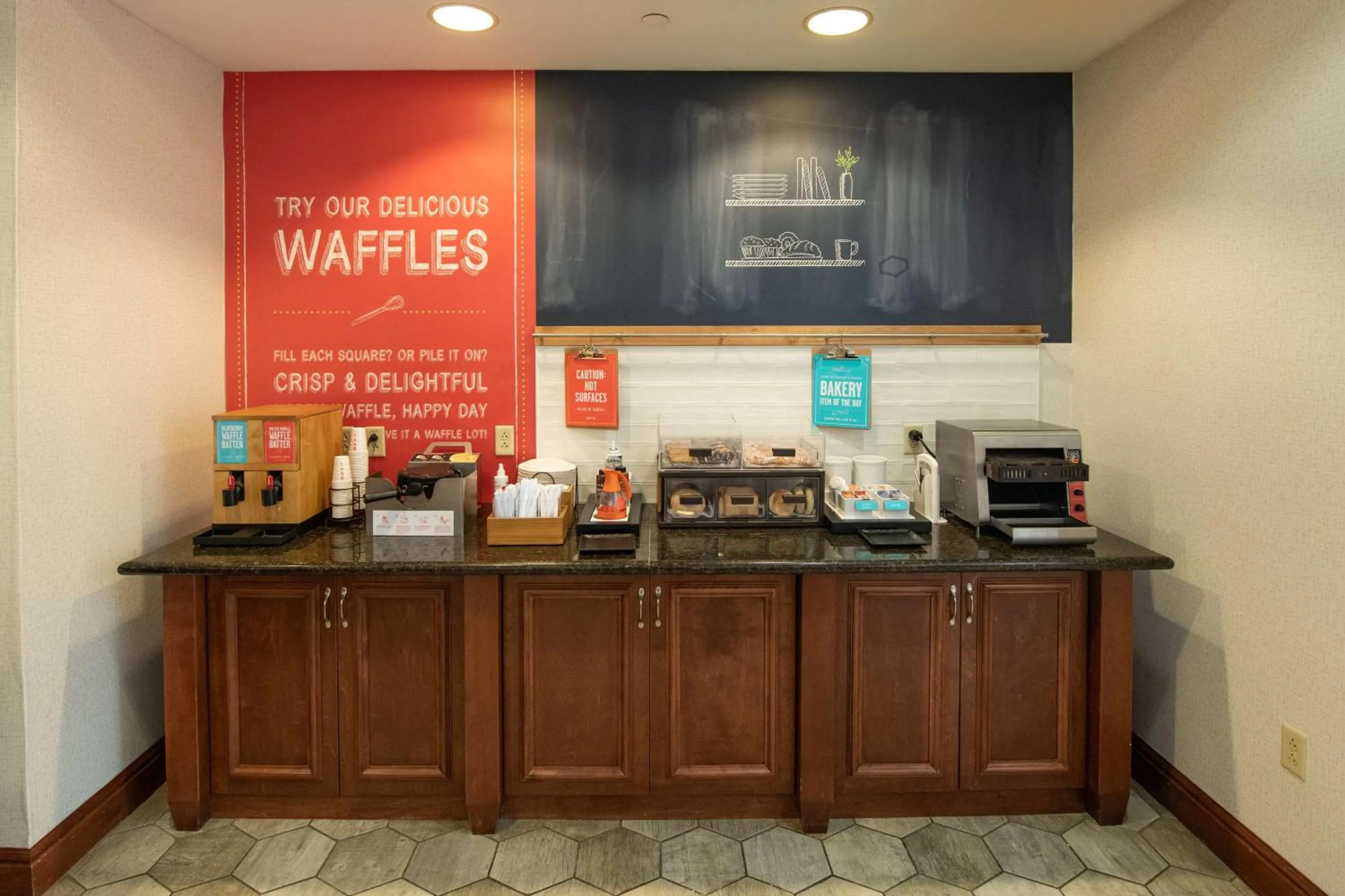 Breakfast in Hampton Inn Presque Isle