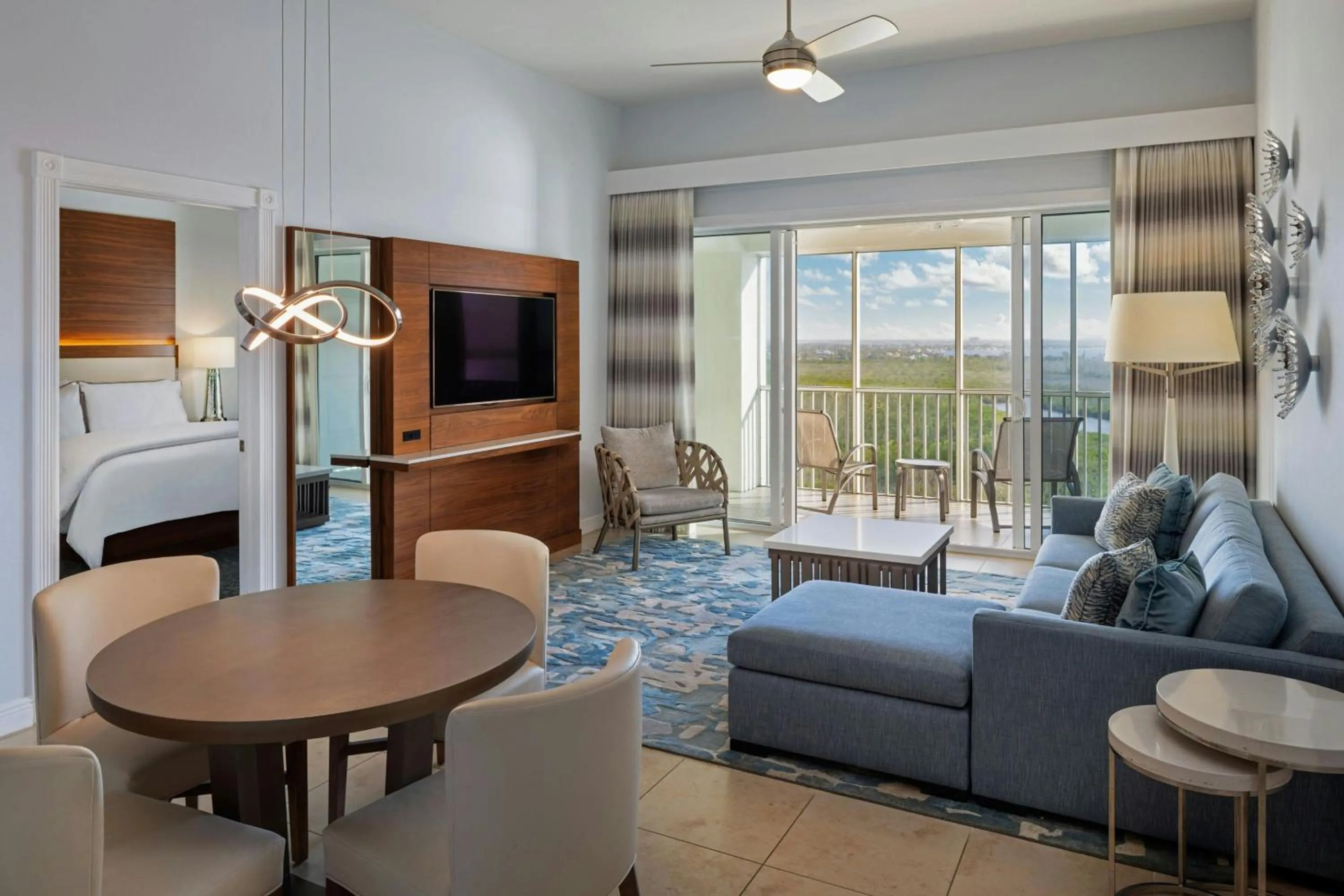 Living room in The Westin Cape Coral Resort at Marina Village