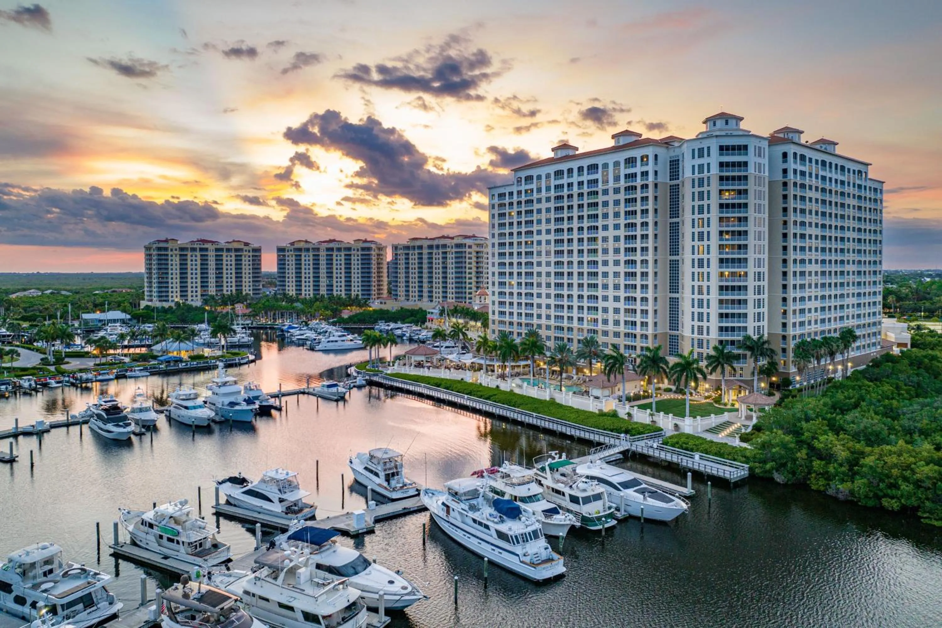 Property building in The Westin Cape Coral Resort at Marina Village